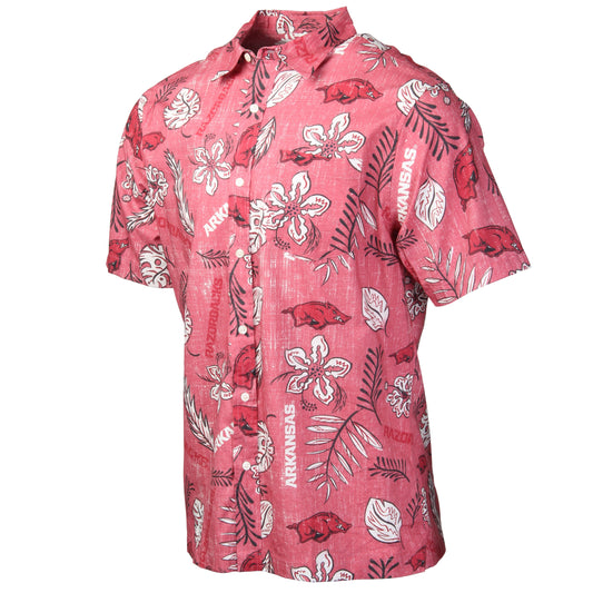 Arkansas Razorbacks Men's Vintage Floral Shirt