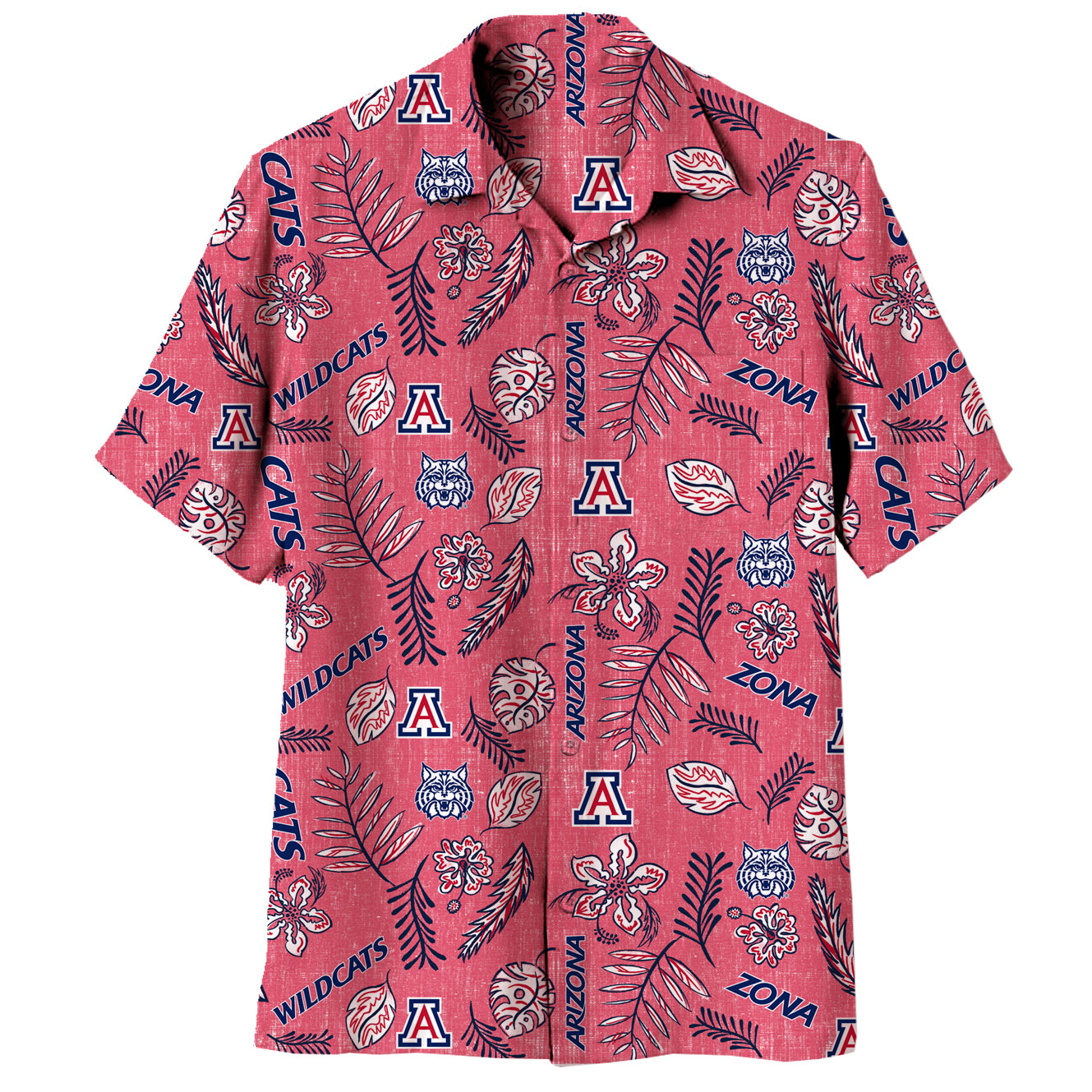 Arizona Wildcats Men's Vintage Floral Shirt