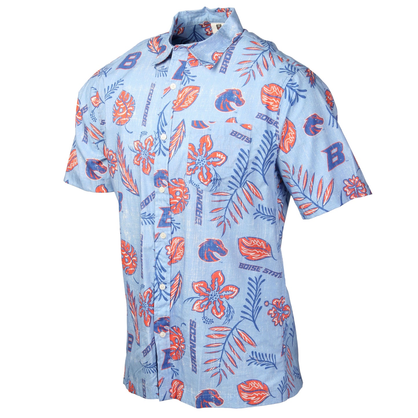 Boise State Broncos Men's Vintage Floral Shirt