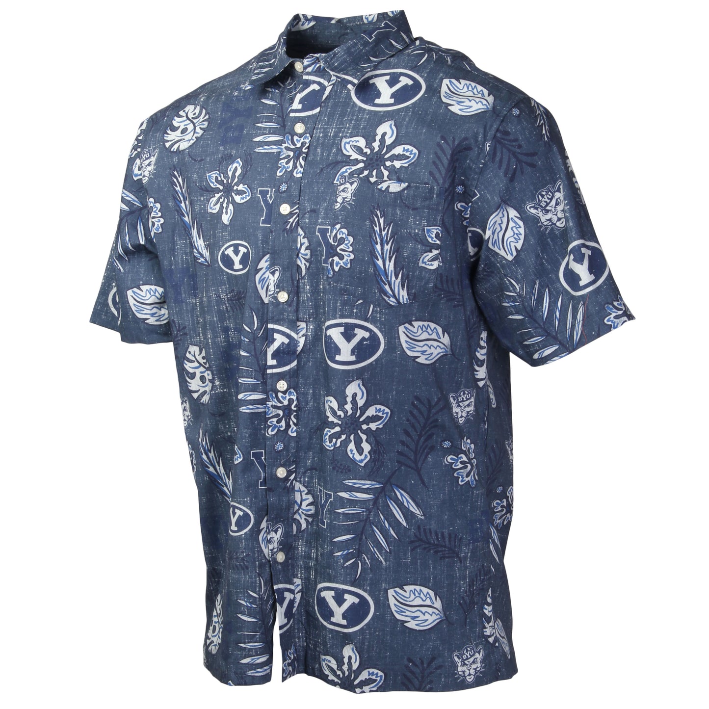 BYU Cougars Men's Vintage Floral Shirt