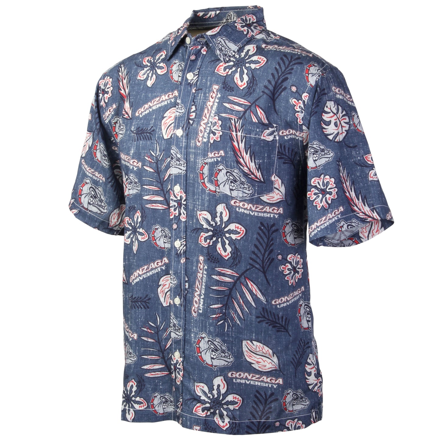 Gonzaga Bulldogs Men's Vintage Floral Shirt