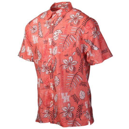 Houston Cougars Men's Vintage Floral Shirt