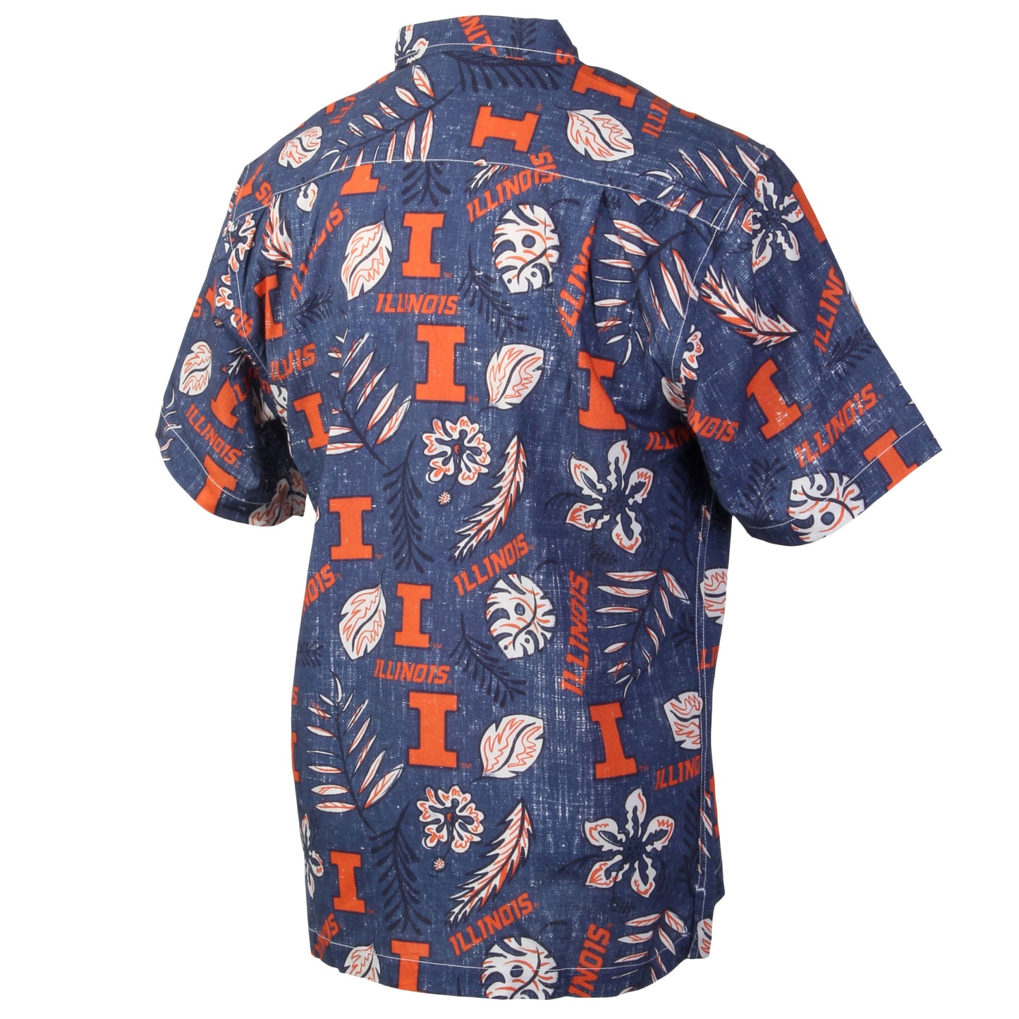 Illinois Fighting Illini Men's Vintage Floral Shirt