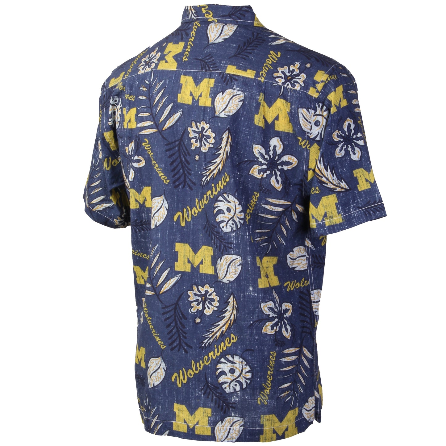 Michigan Wolverines Men's Vintage Floral Shirt