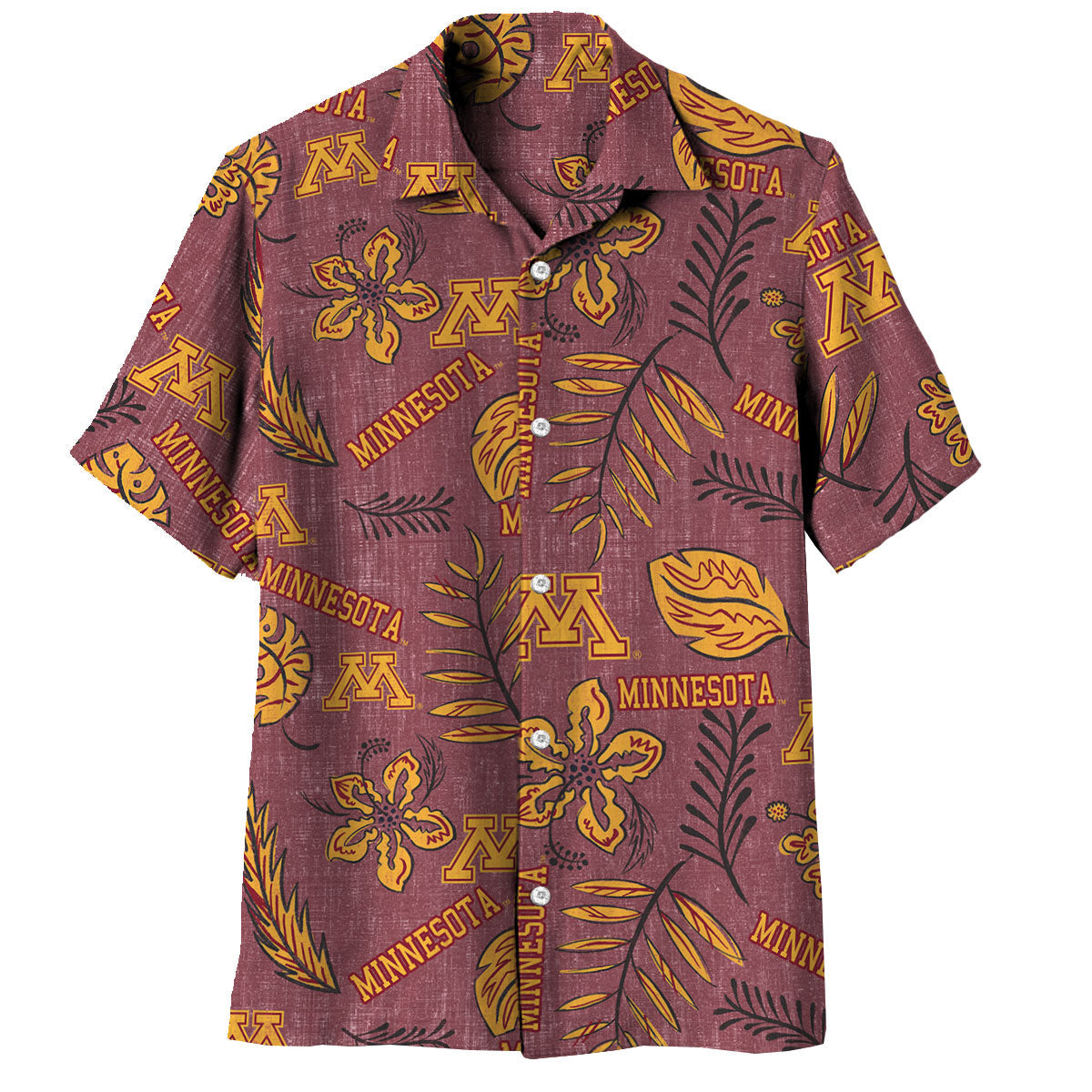 Minnesota Golden Gophers Men's Vintage Floral Shirt