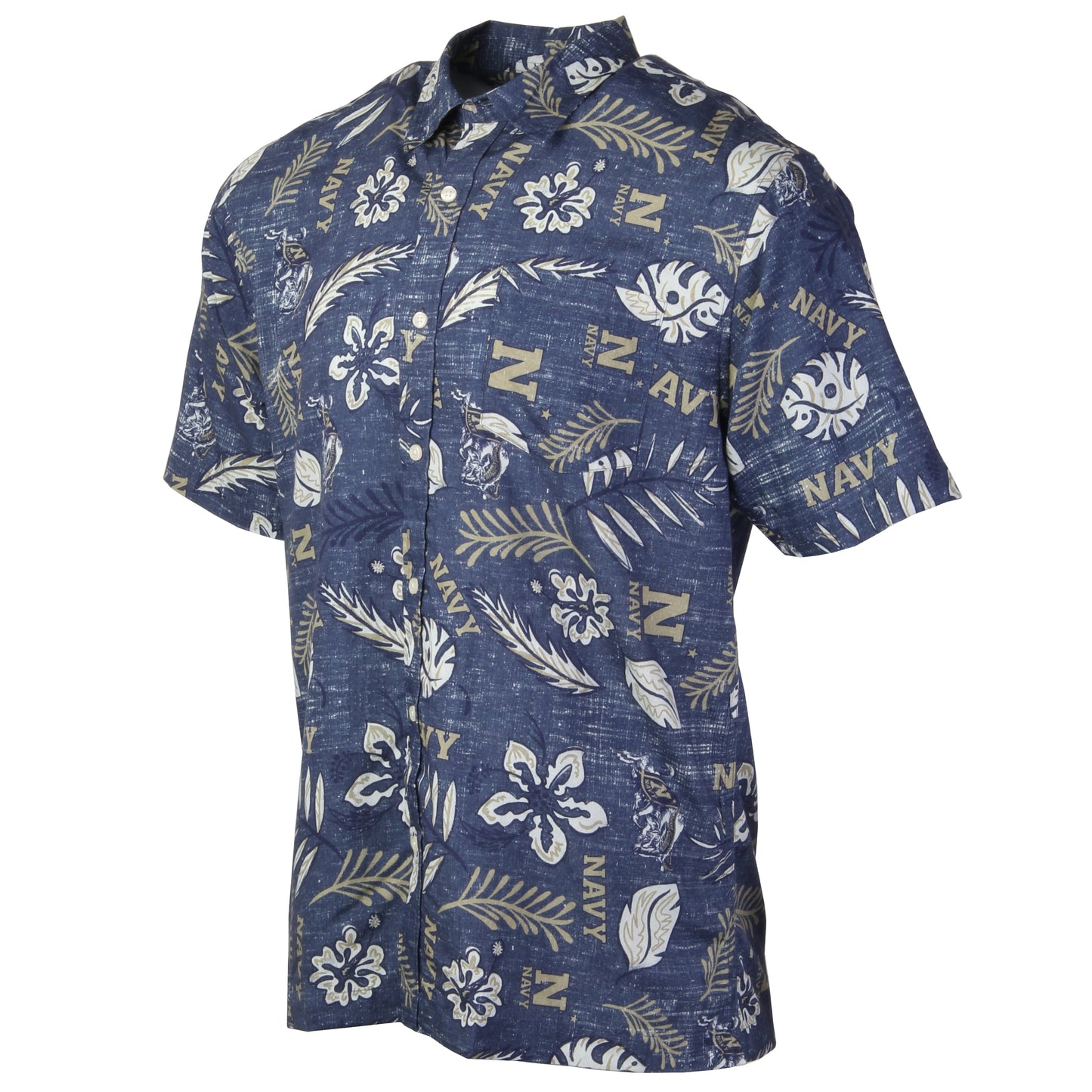 Naval Academy Midshipmen Men's Vintage Floral Shirt