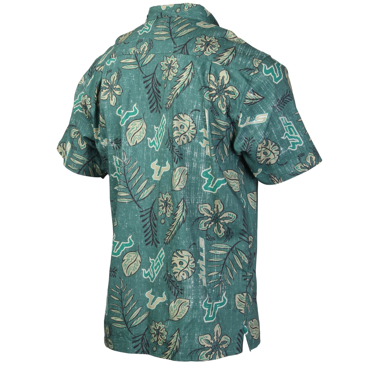 South Florida Bulls Men's Vintage Floral Shirt