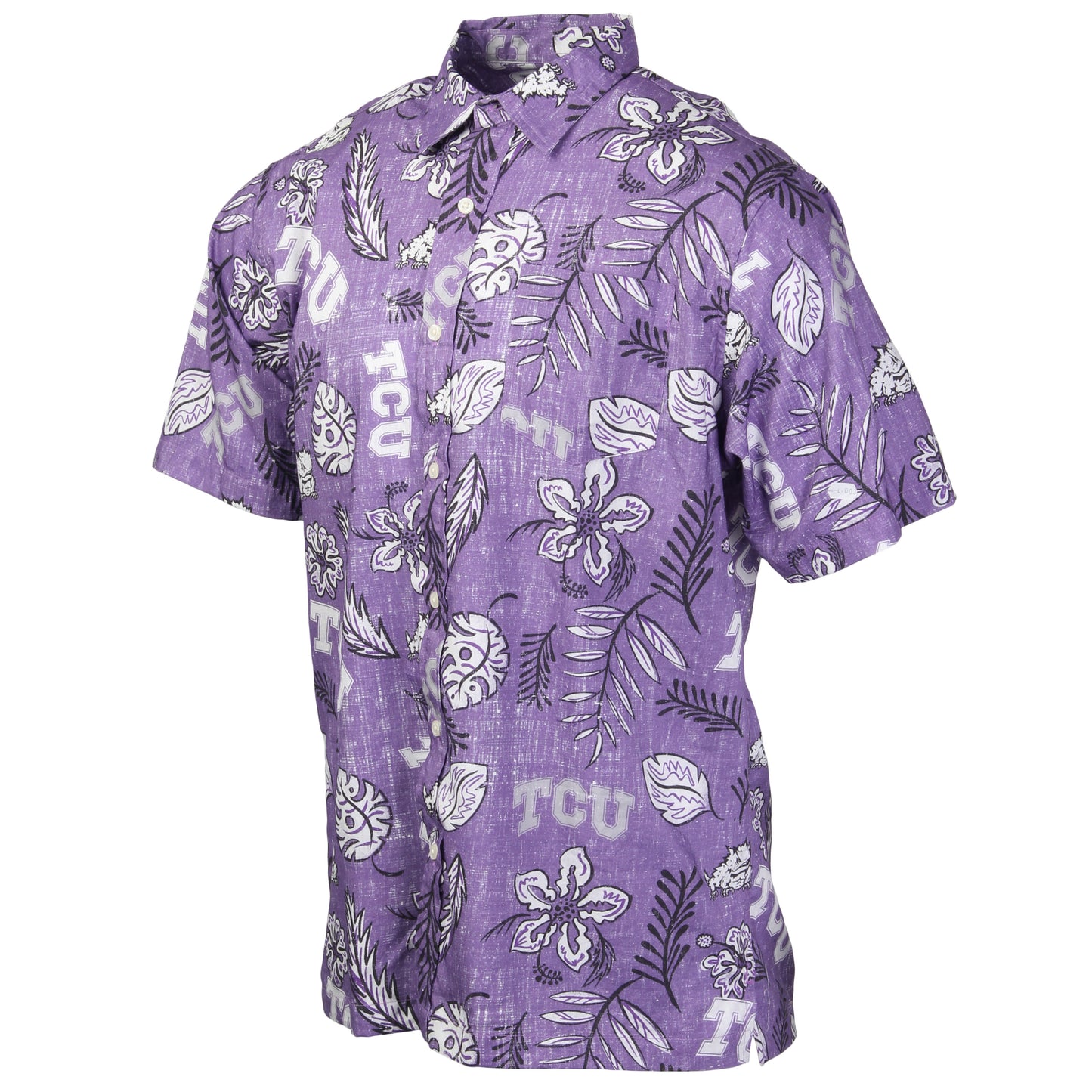 TCU Horned Frogs Men's Vintage Floral Shirt