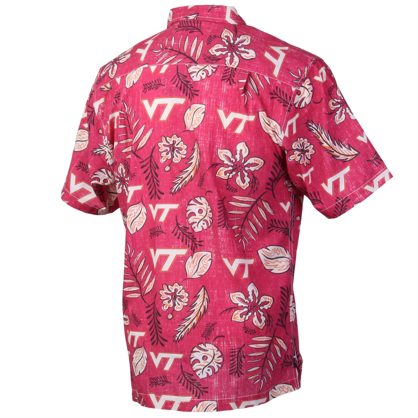 Virginia Tech Hokies Men's Vintage Floral Shirt