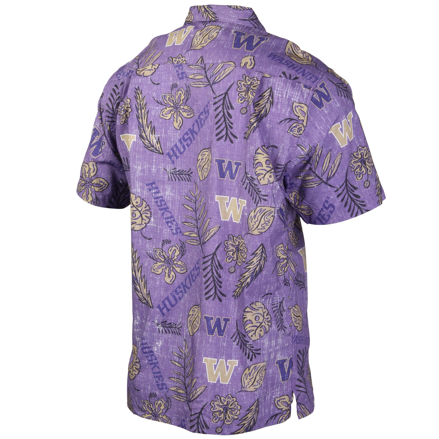 Washington Huskies Men's Vintage Floral Shirt