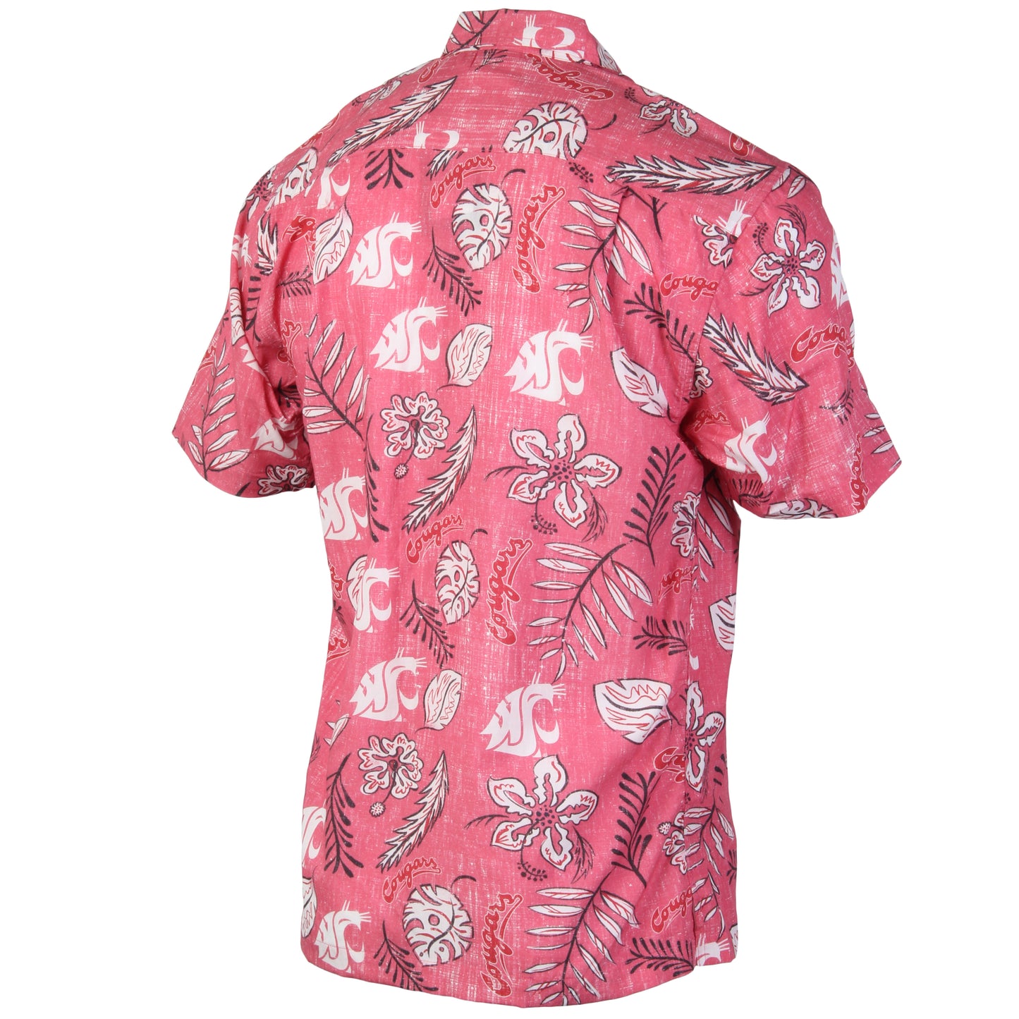 Washington State Cougars Men's Vintage Floral Shirt