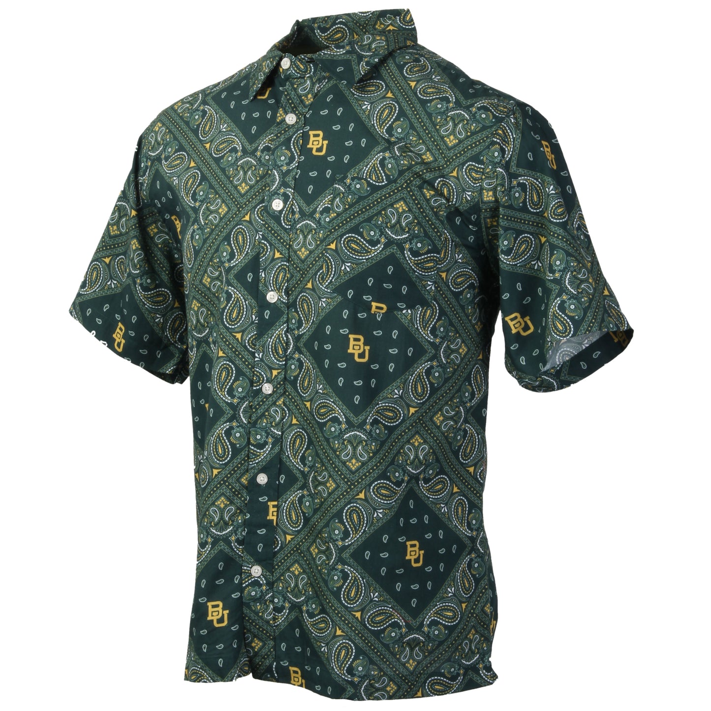 Baylor Bears Men's Bandana Paisley Shirt