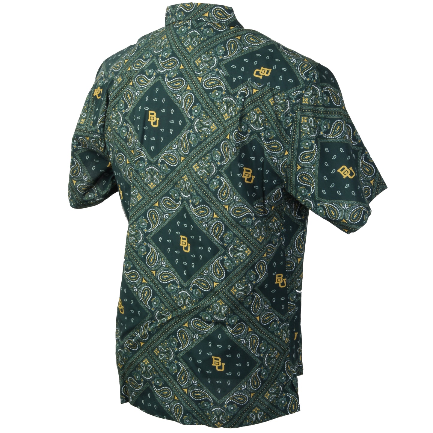 Baylor Bears Men's Bandana Paisley Shirt