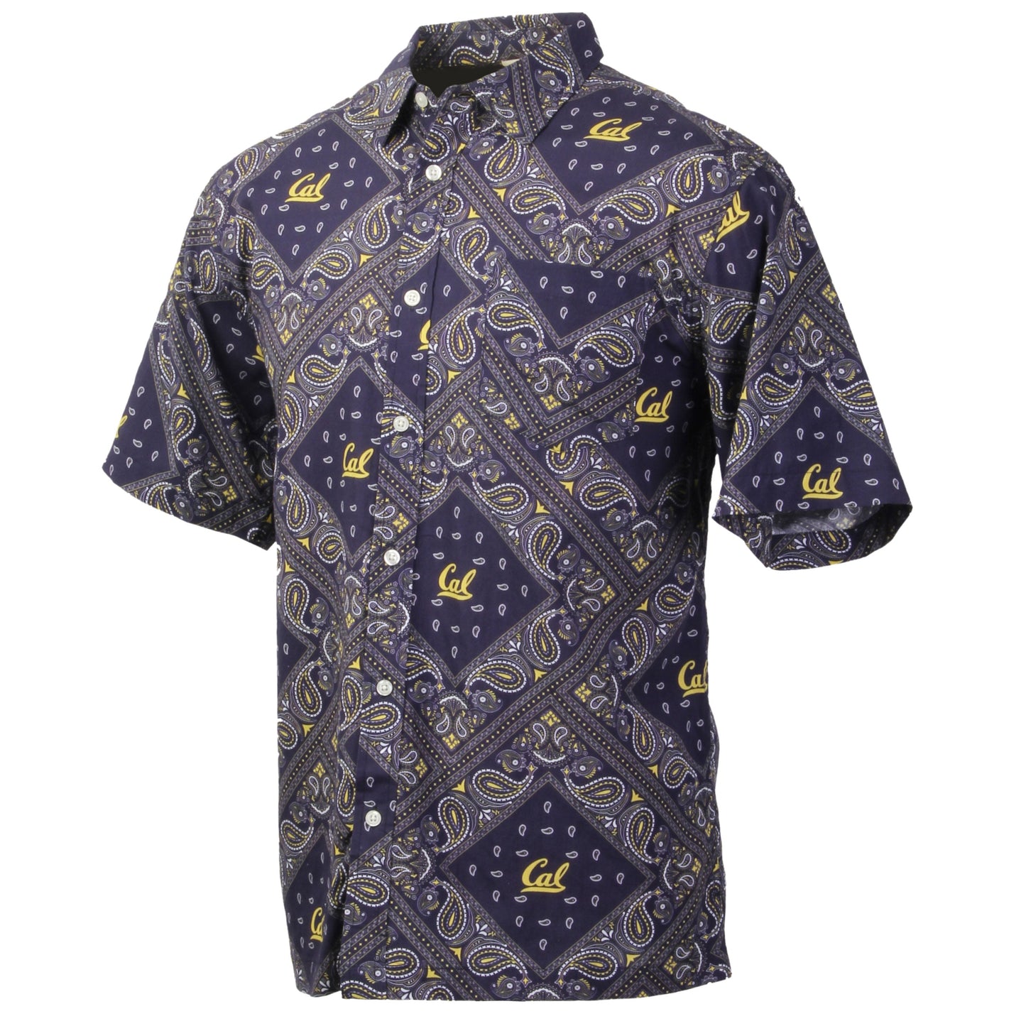 California Golden Bears Men's Bandana Paisley Shirt