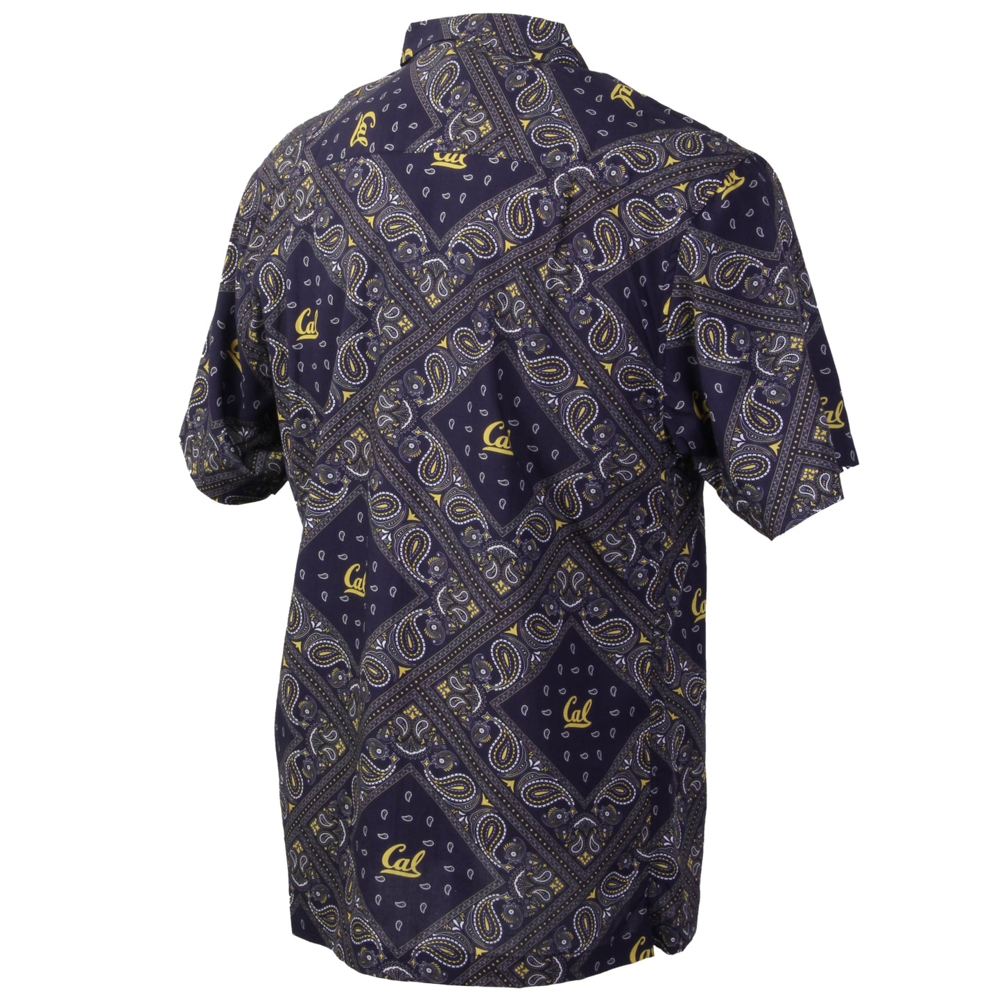 California Golden Bears Men's Bandana Paisley Shirt