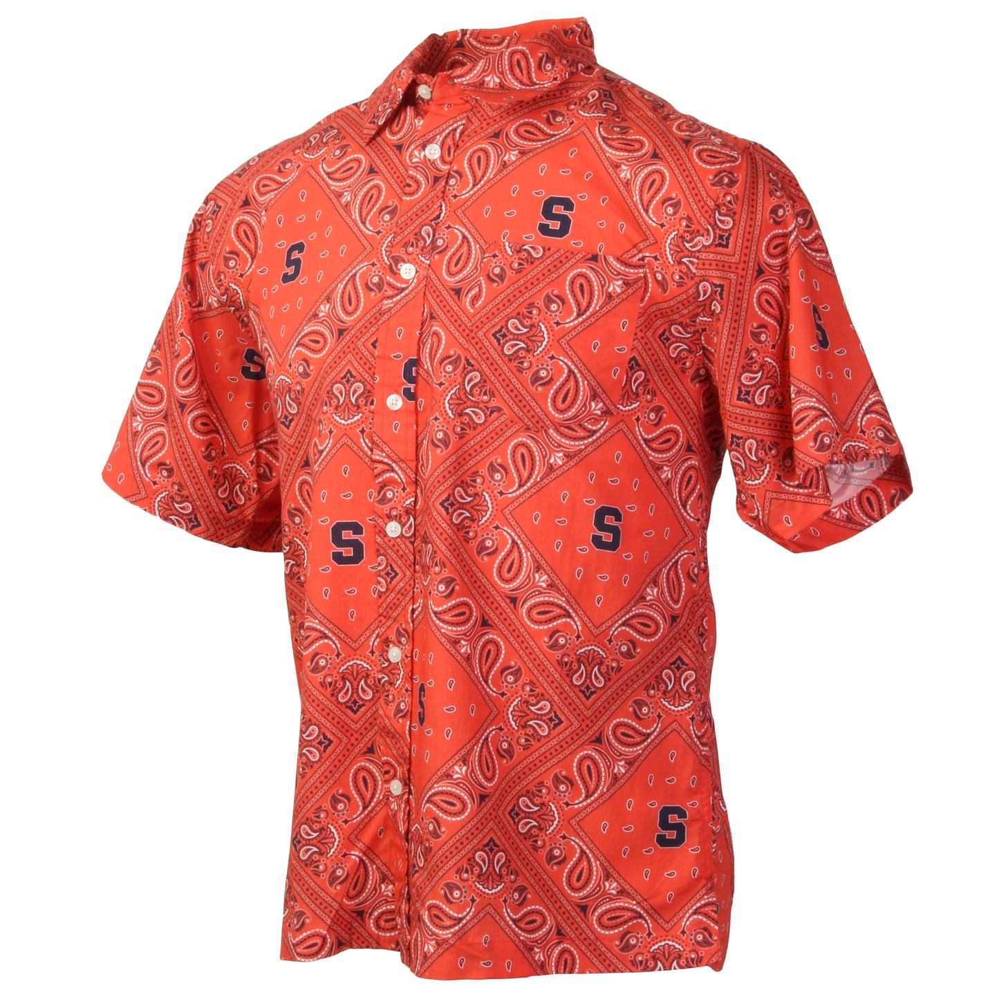 Syracuse Orange Men's Bandana Paisley Shirt