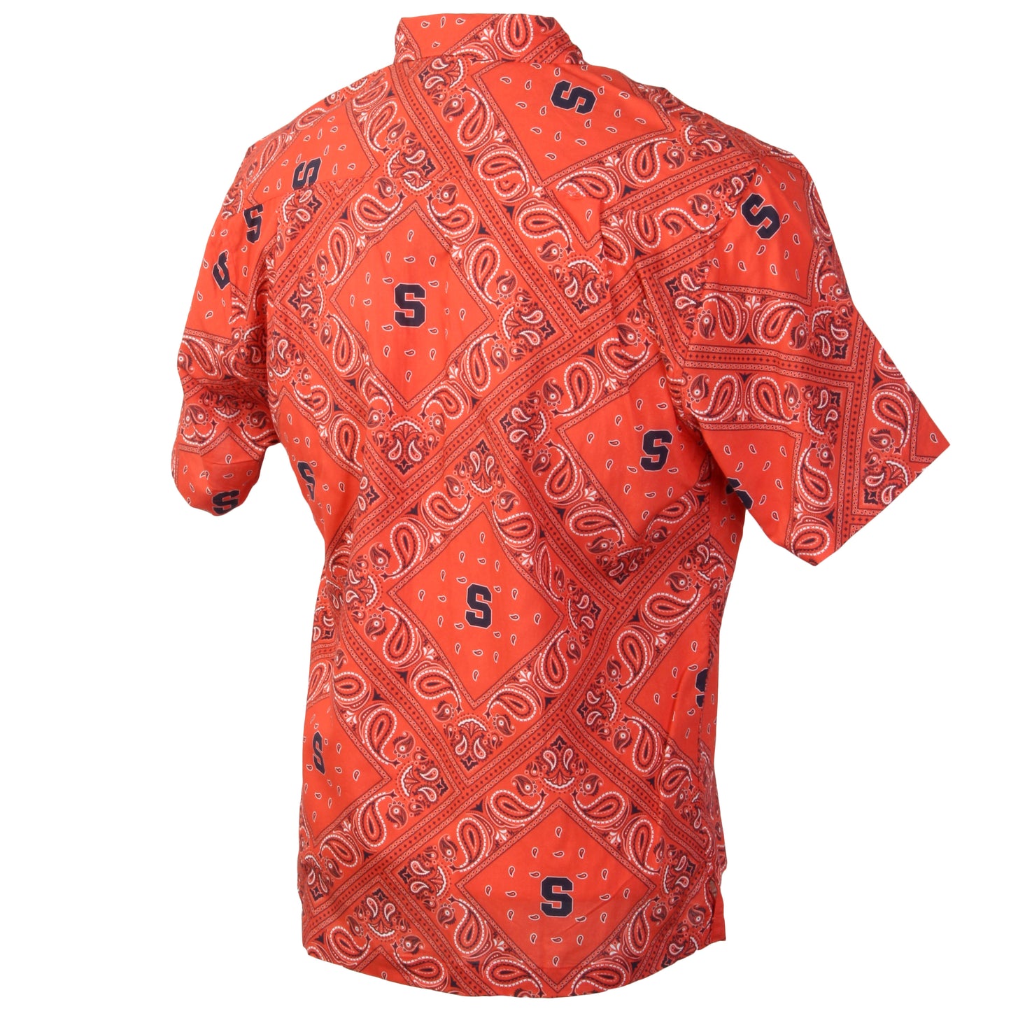 Syracuse Orange Men's Bandana Paisley Shirt