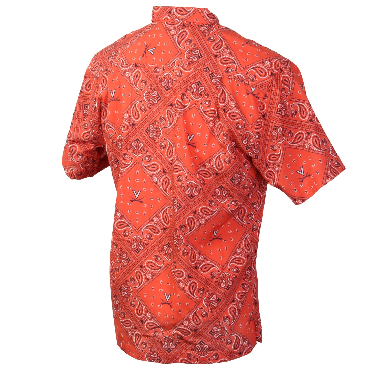 Virginia Cavaliers Men's Bandana Paisley Shirt