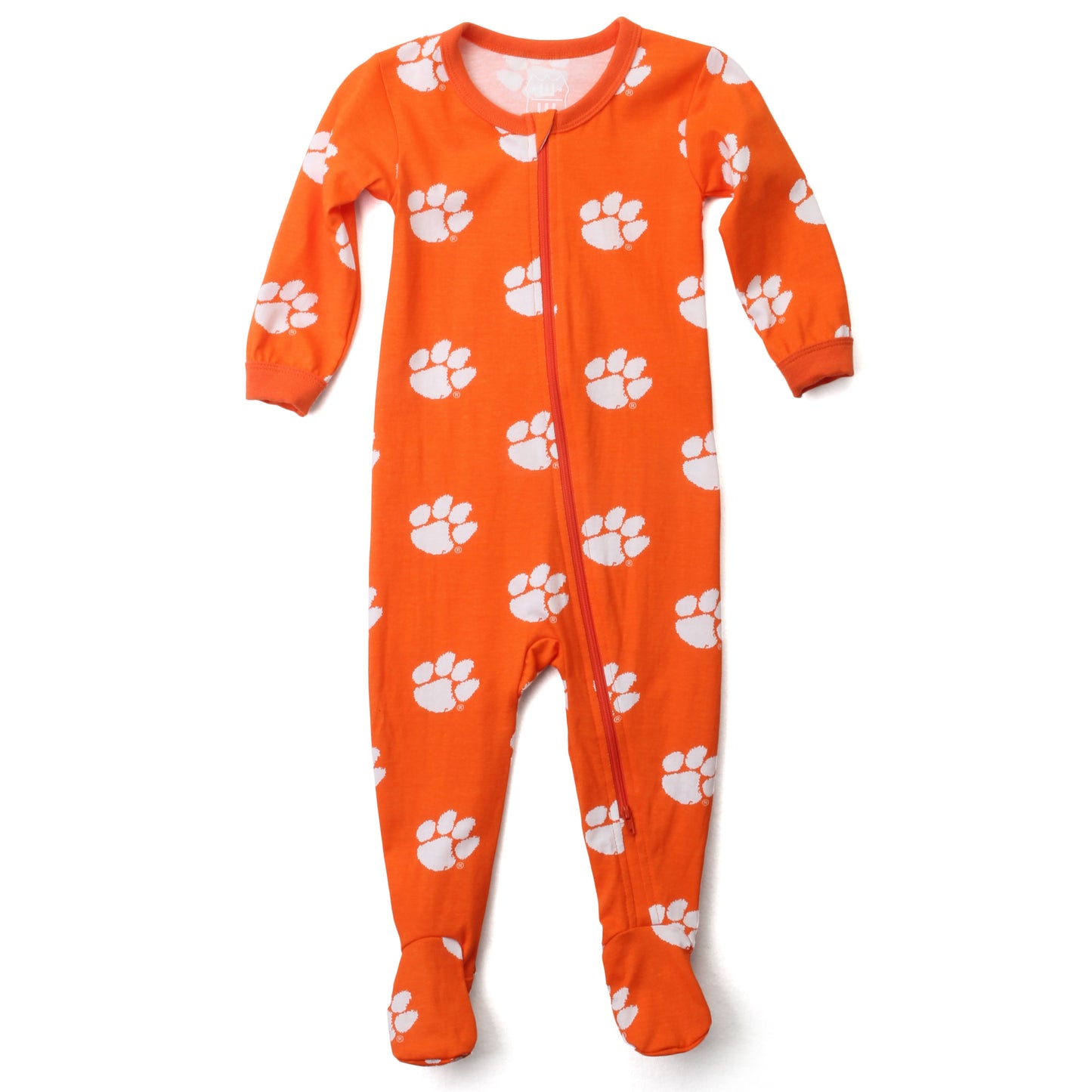 Clemson Tigers Infant Allover Print Zip Sleeper