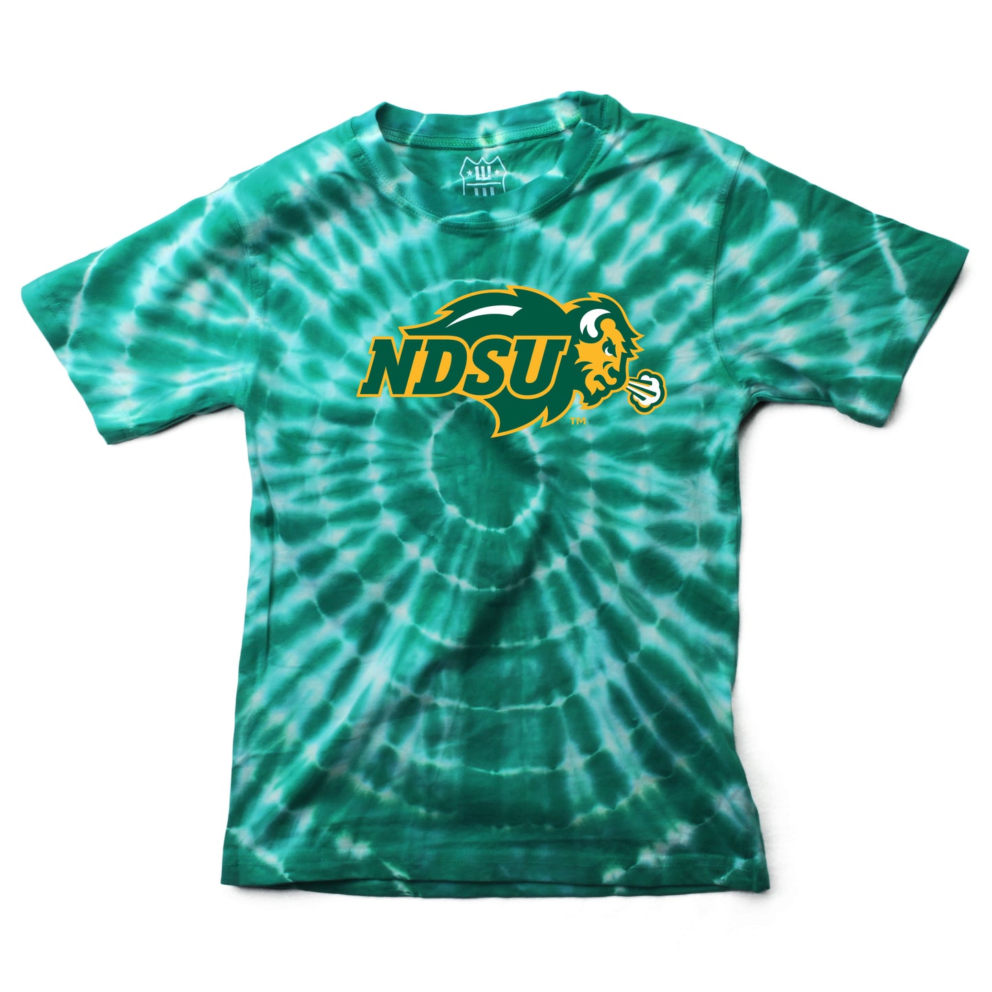 North Dakota State Bison Youth Circle Tie Dye SS Tee