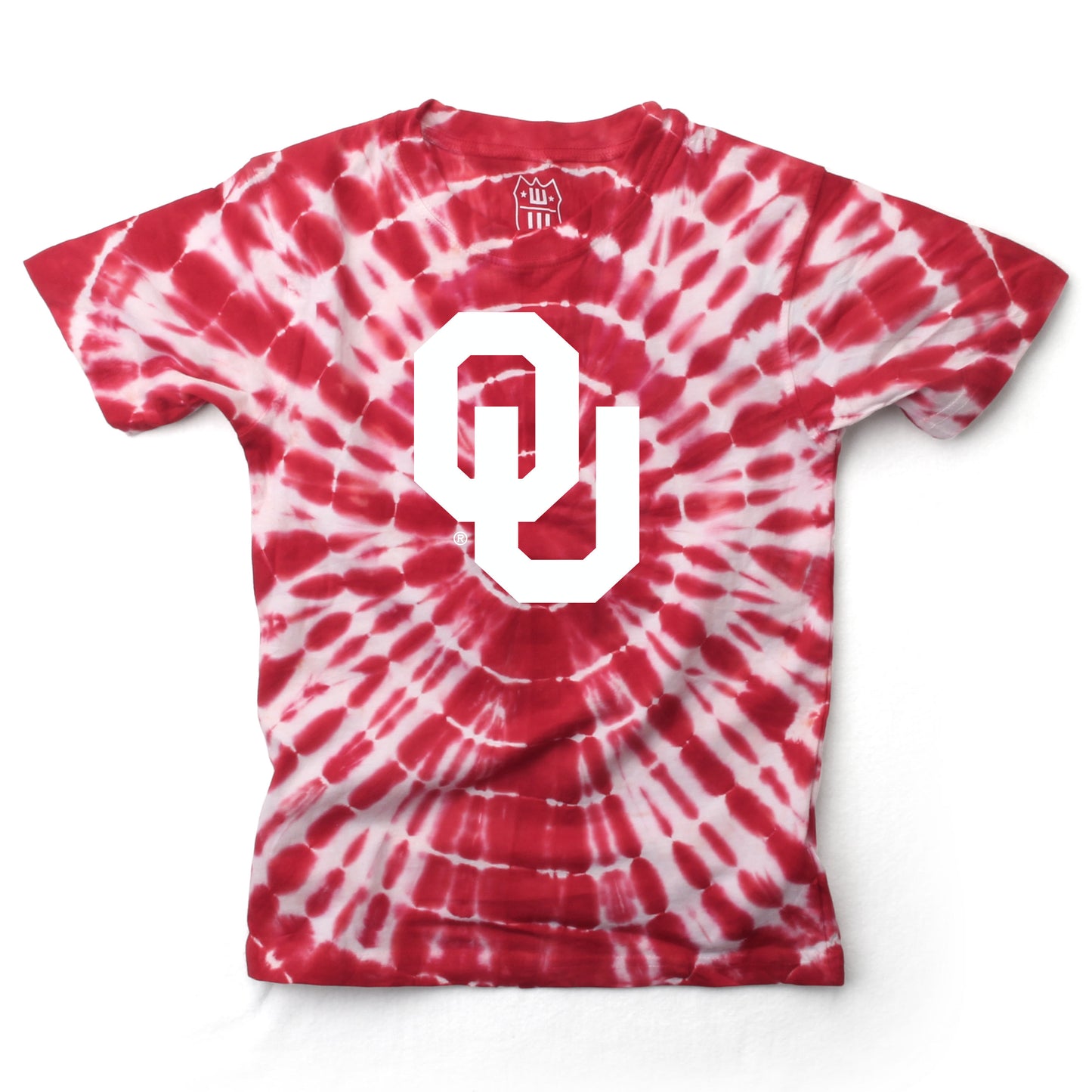 Oklahoma Sooners Youth Circle Tie Dye SS Tee