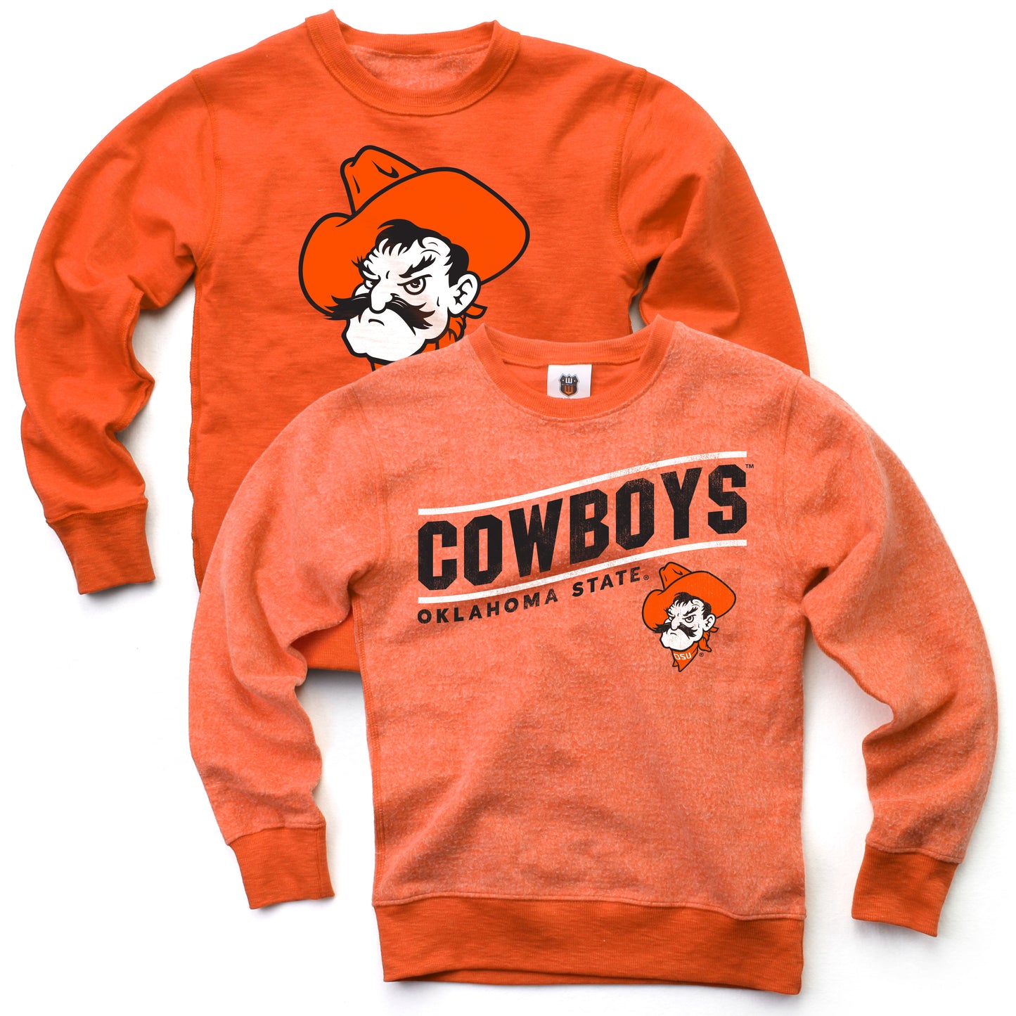 Oklahoma State Cowboys Youth Reversible Fleece Crew