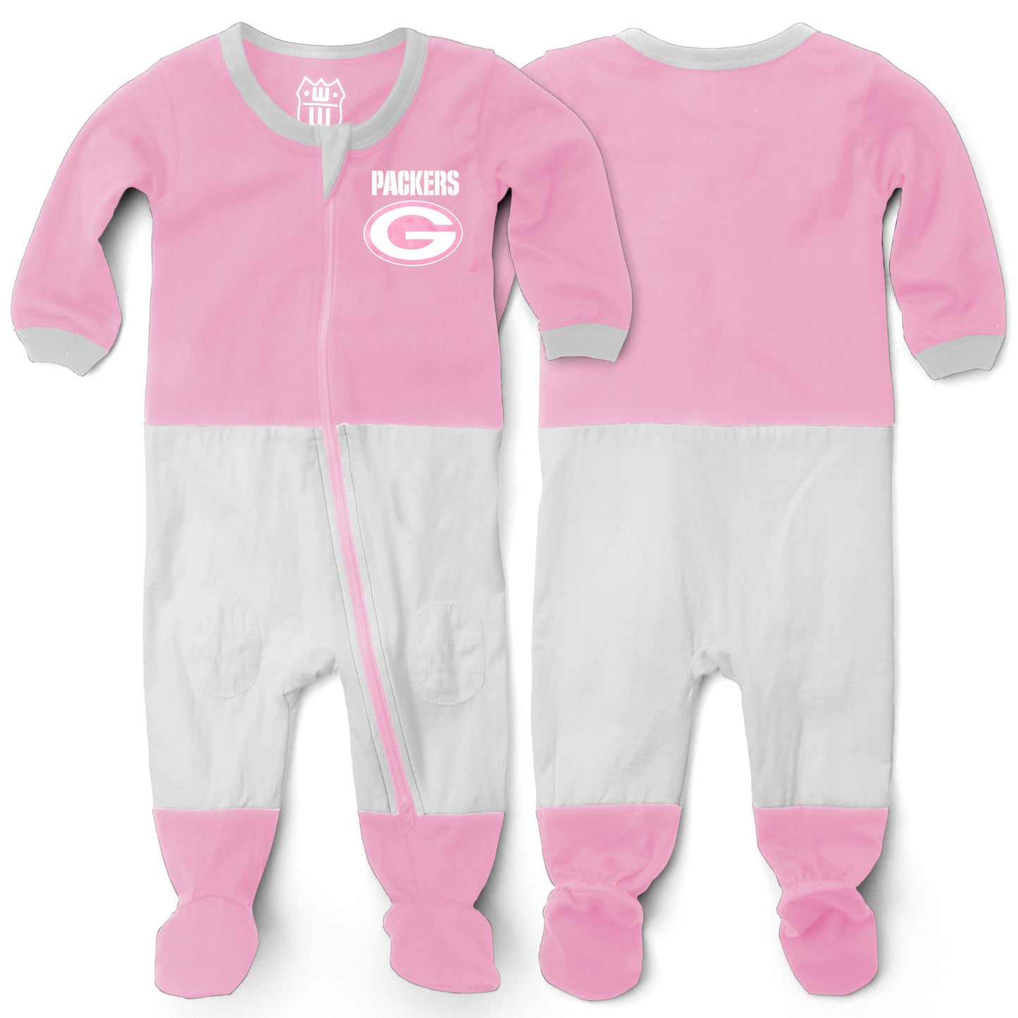 Green Bay Packers NFL Infant Football PJ Footie - Passion