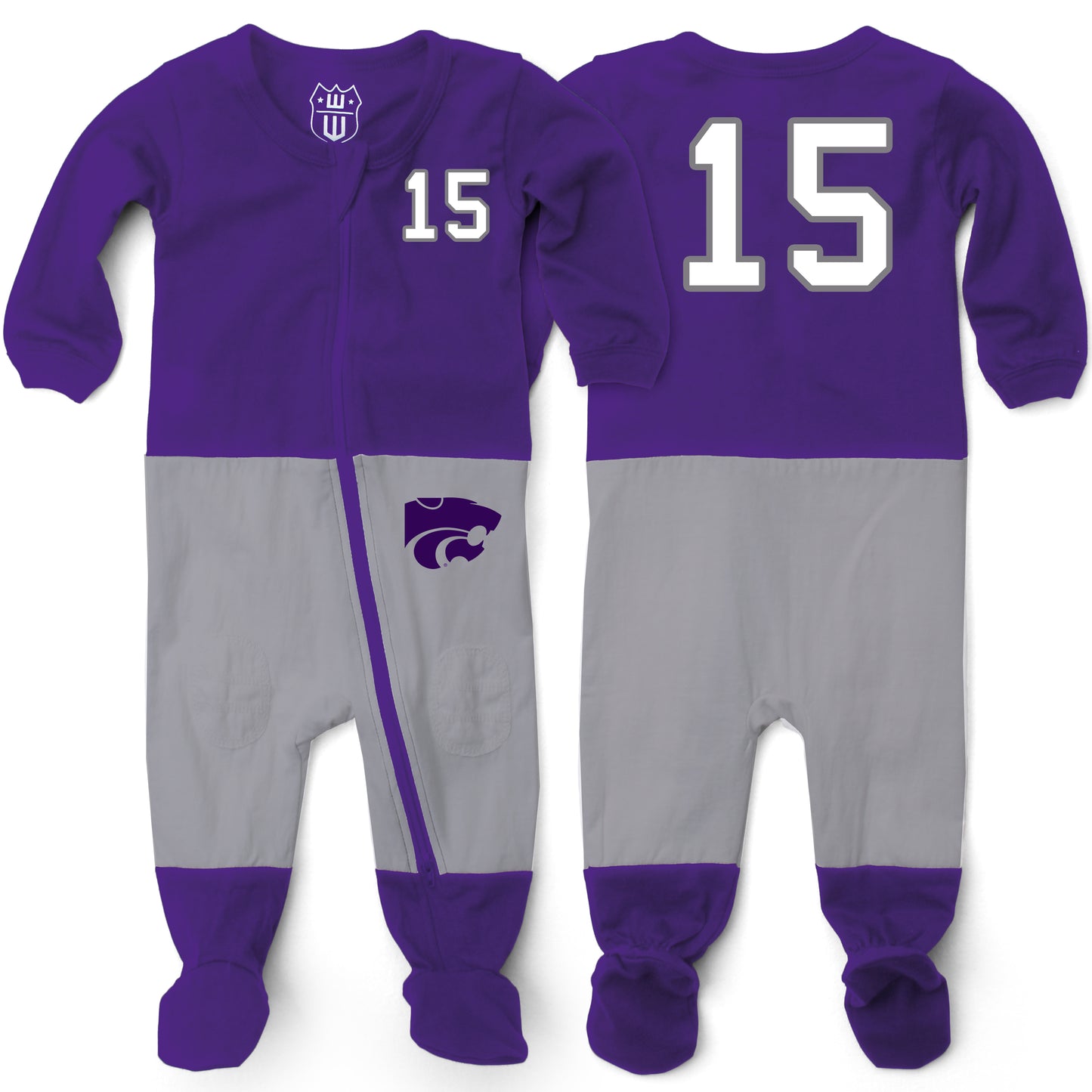 Kansas State Wildcats Infant Football PJ Footie