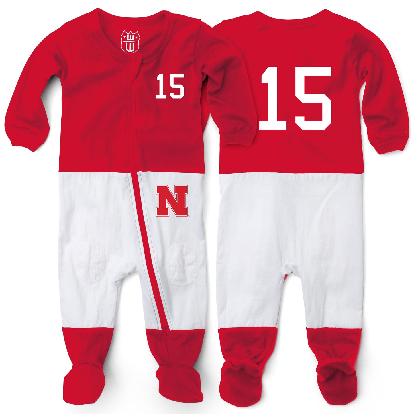 Nebraska Huskers Infant Football PJ Footie