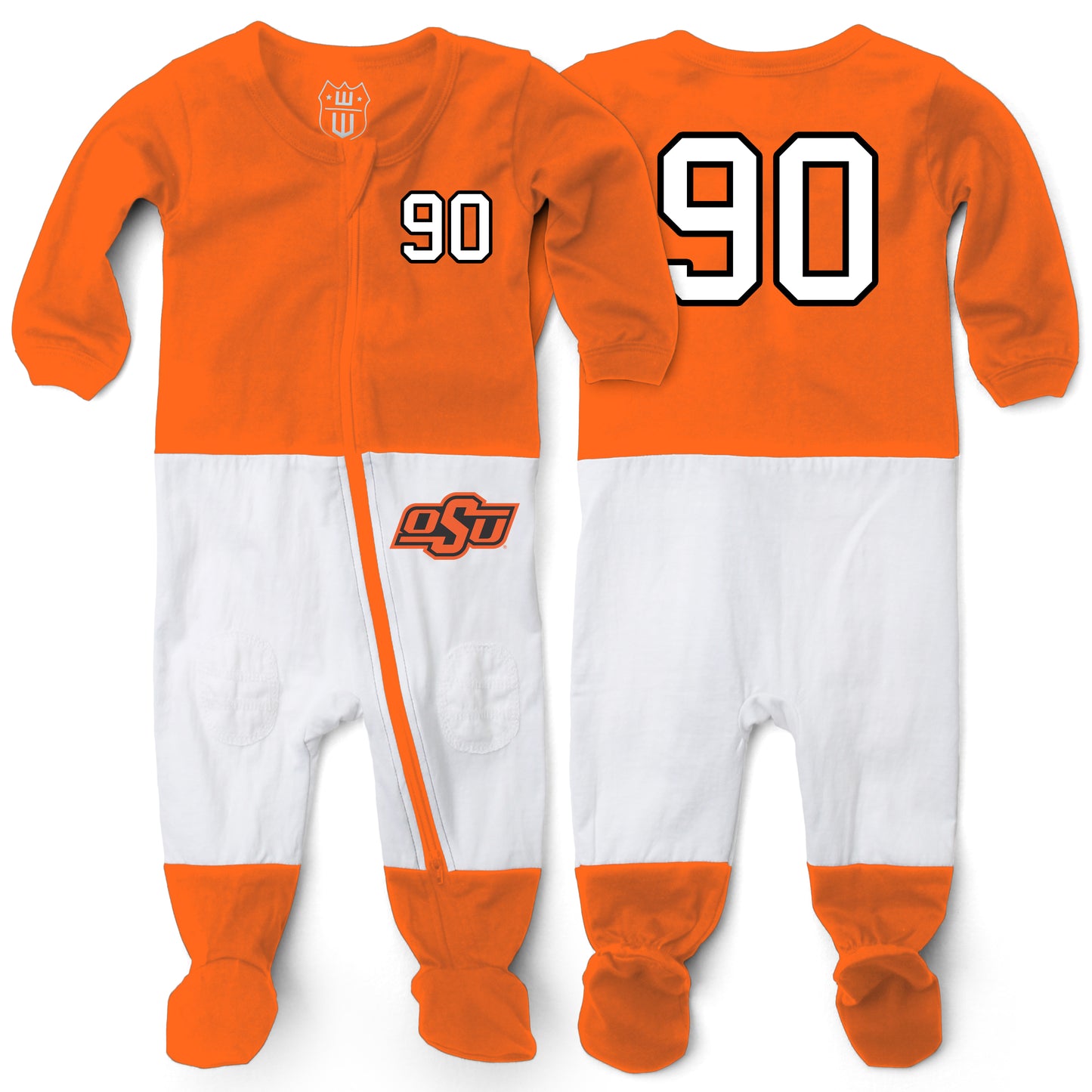 Oklahoma State Cowboys Infant Football PJ Footie