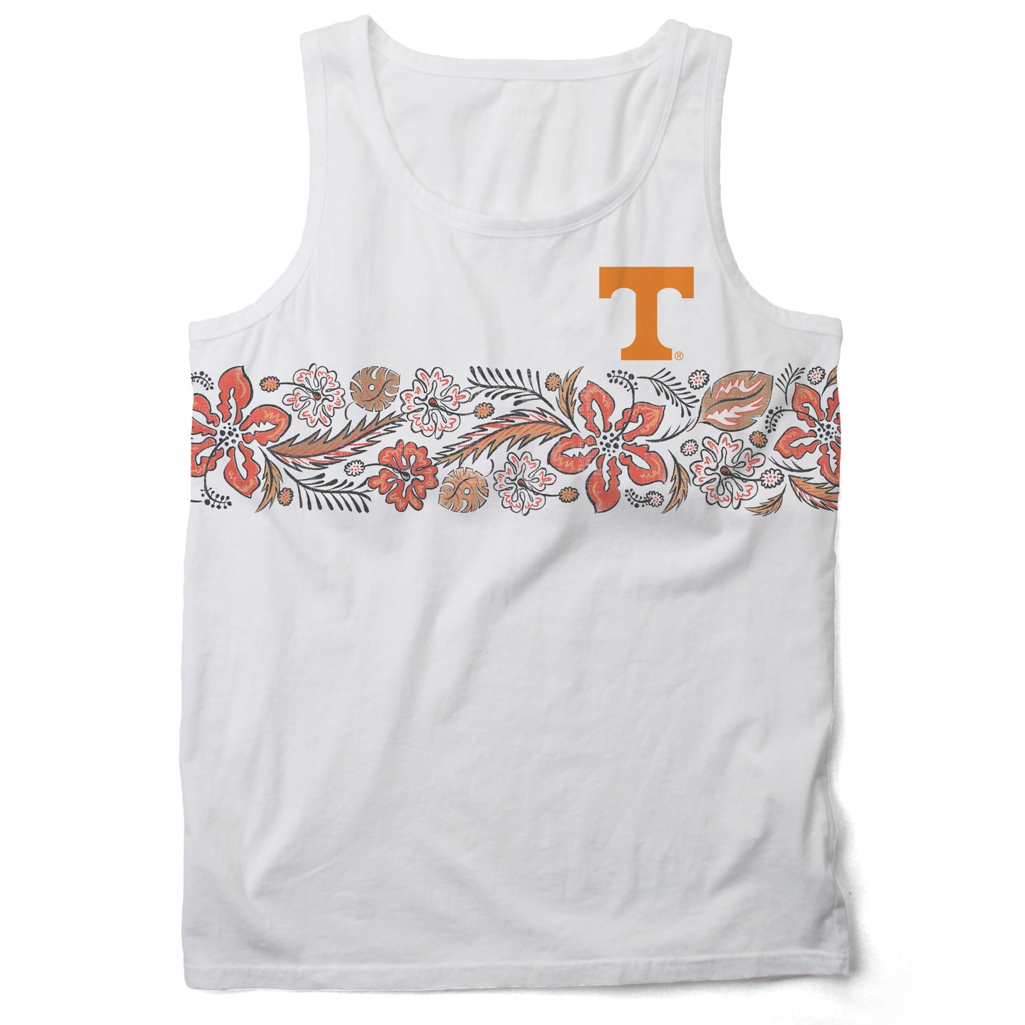 Tennessee Volunteers Vintage Men's Floral Tank Top