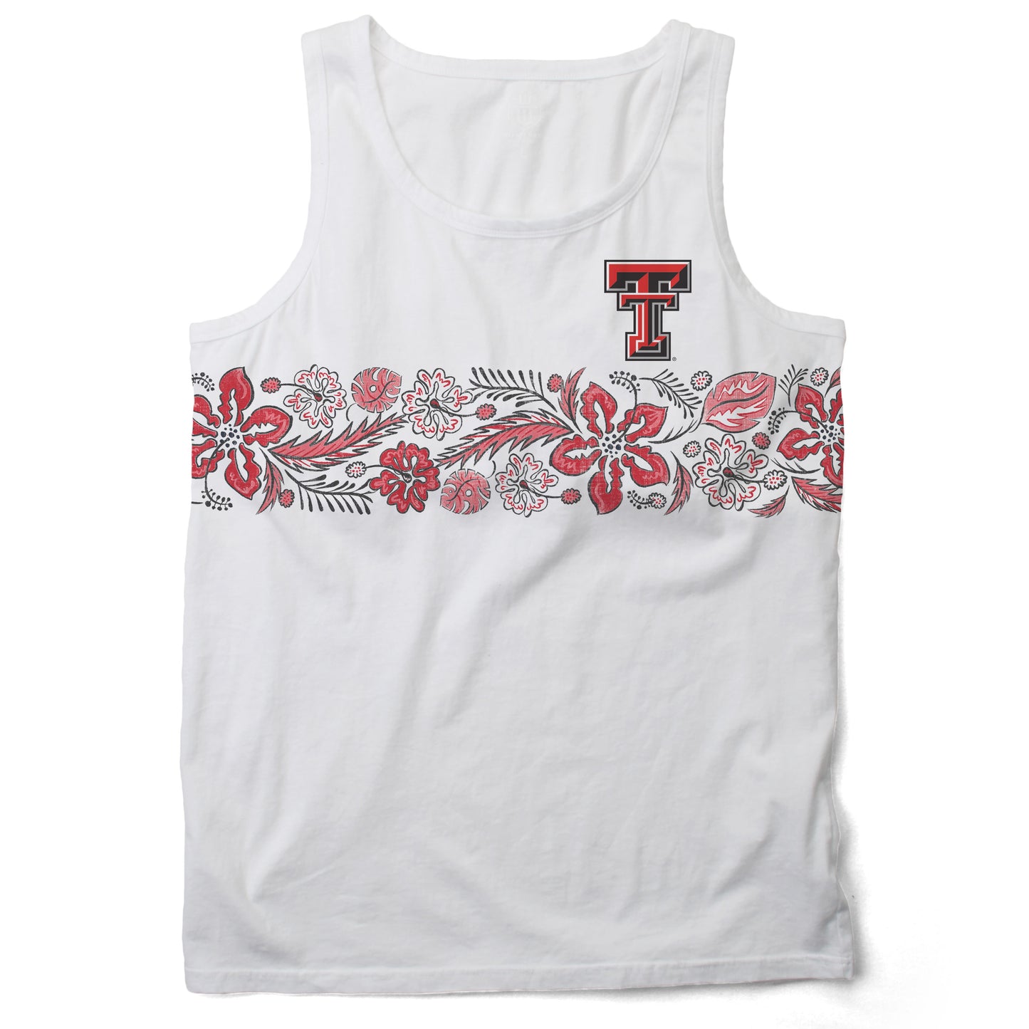 Texas Tech Vintage Men's Floral Tank Top