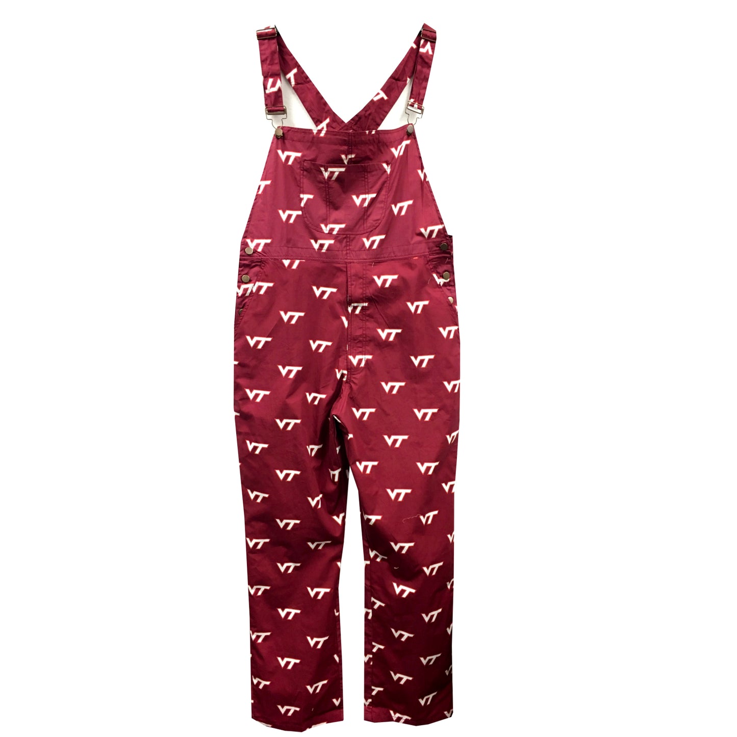 Virginia Tech Hokies Adult Allover Logo Overall