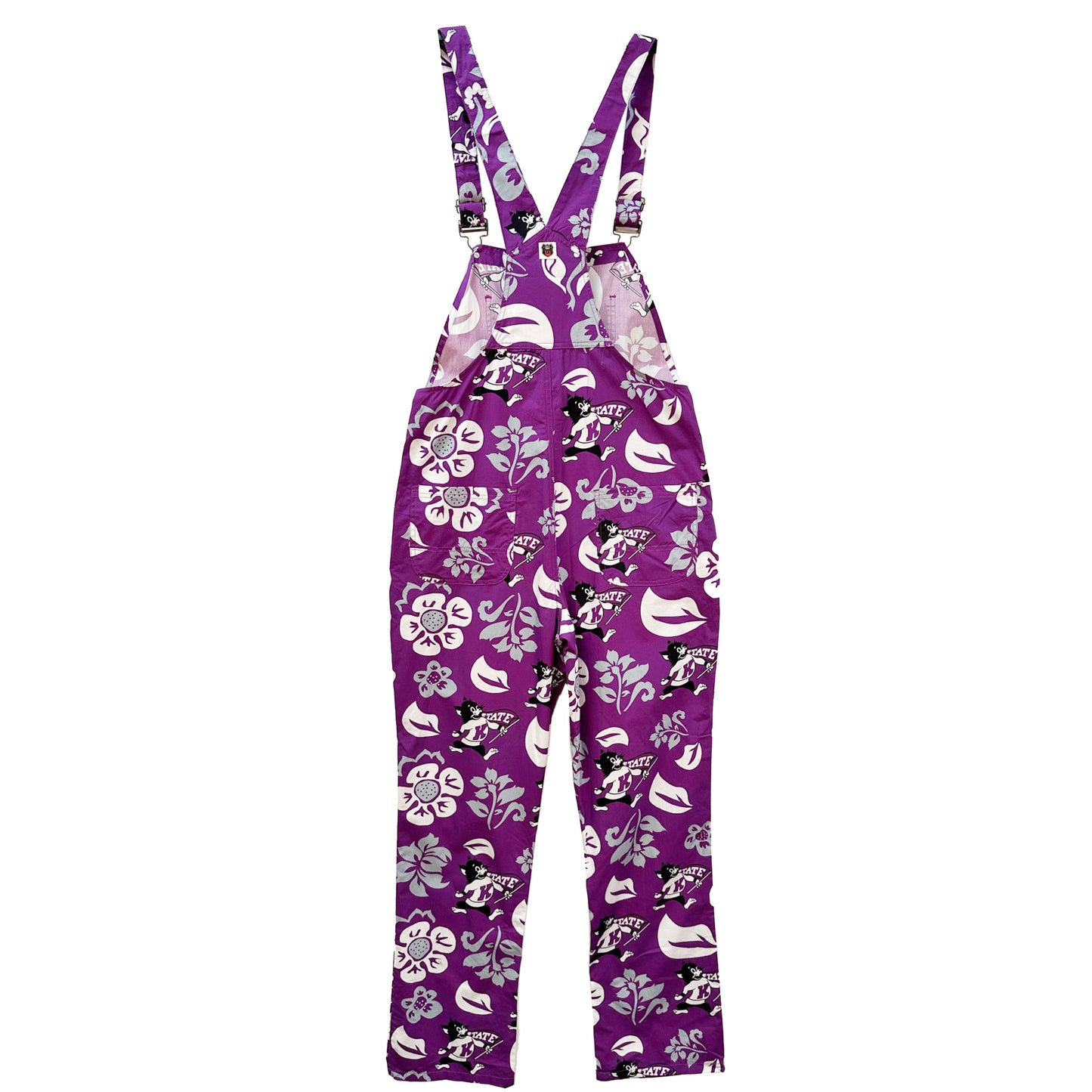 Kansas State Wildcats Men's Floral Overalls