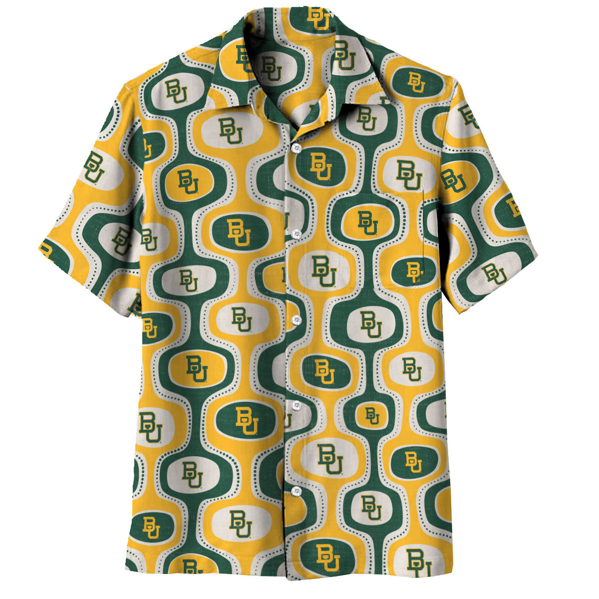 Baylor Bears Men's Cabana Short Sleeve Shirt
