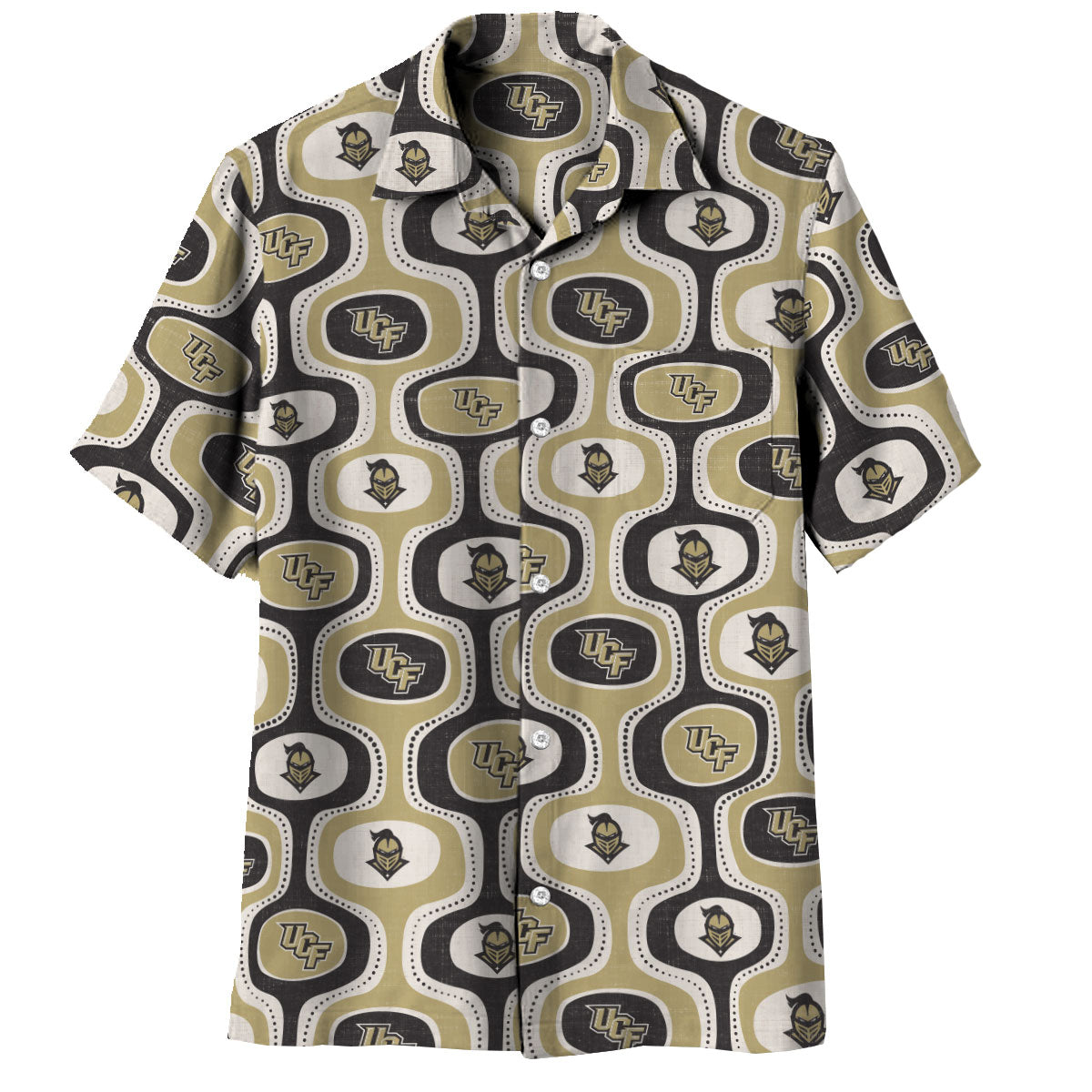 Central Florida Knights Men's Cabana Short Sleeve Shirt