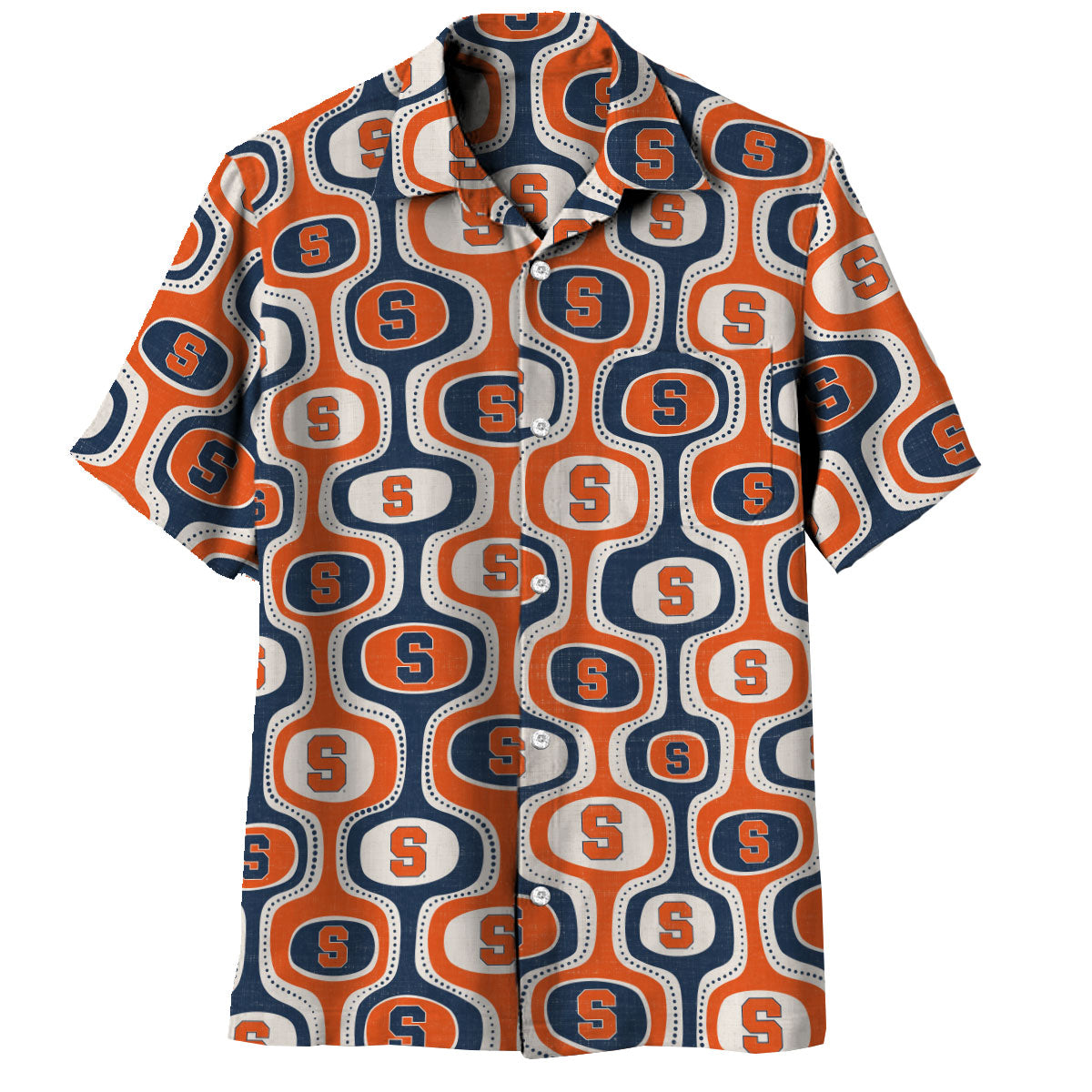 Syracuse Orange Men's Cabana Short Sleeve Shirt