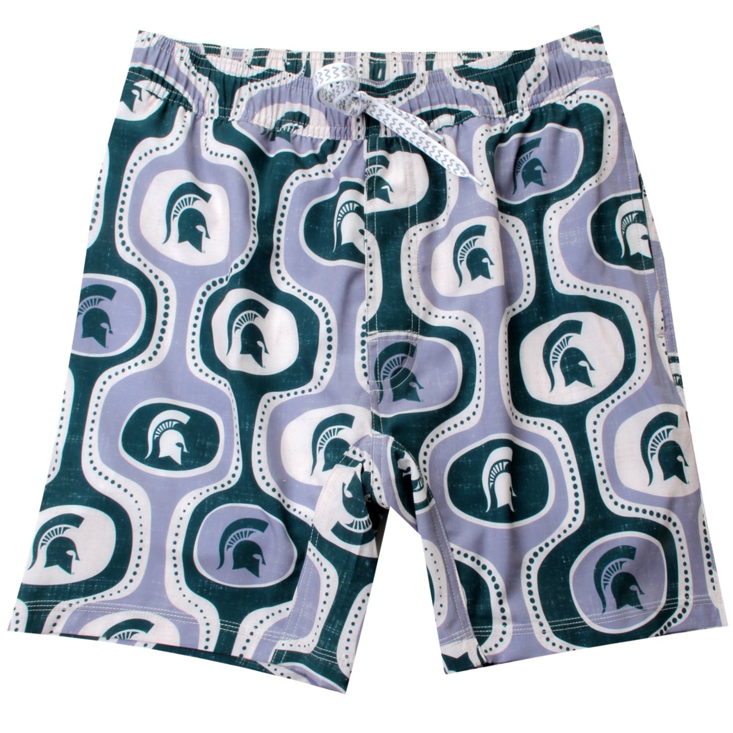 Michigan State Spartans Men's Tech Swim Trunks