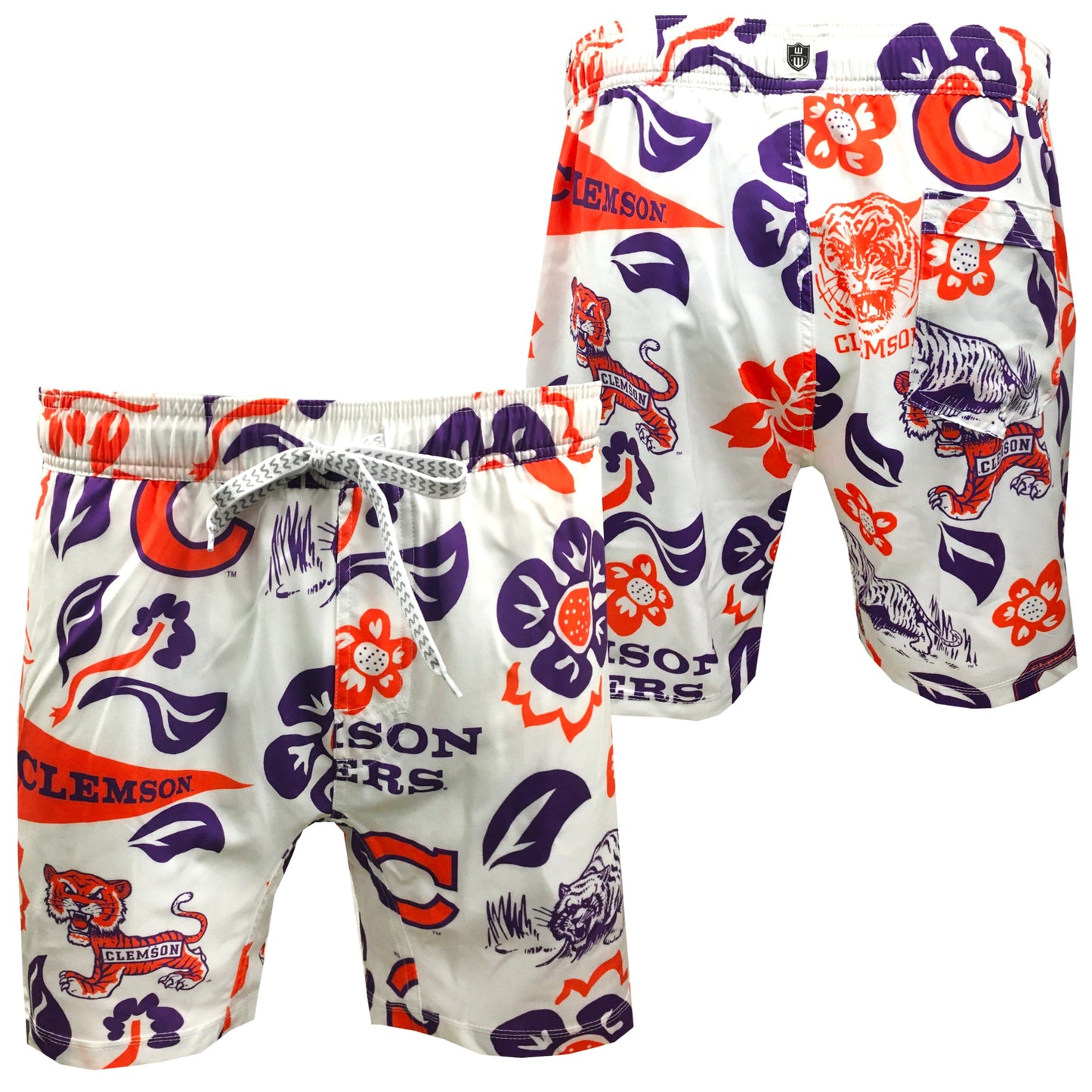 Clemson Tigers Men's Vault Tech Swim Trunks