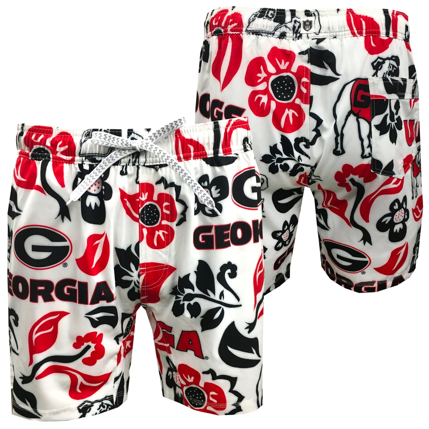 Georgia Bulldogs Men's Vault Tech Swim Trunks
