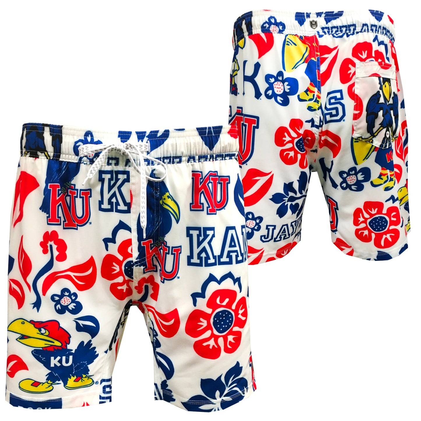 Kansas Jayhawks Men's Vault Tech Swim Trunks
