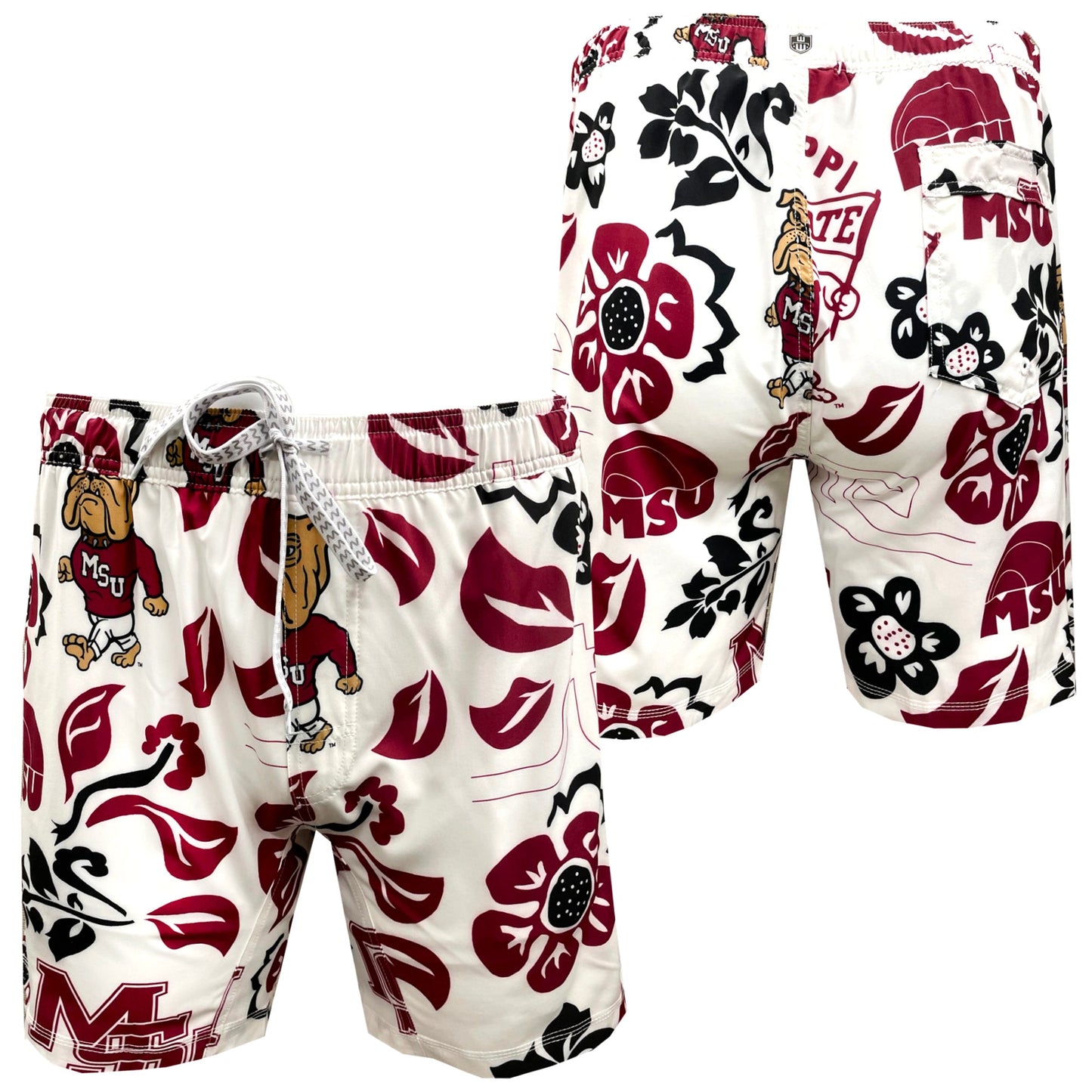 Mississippi State Bulldogs Men's Vault Tech Swim Trunks
