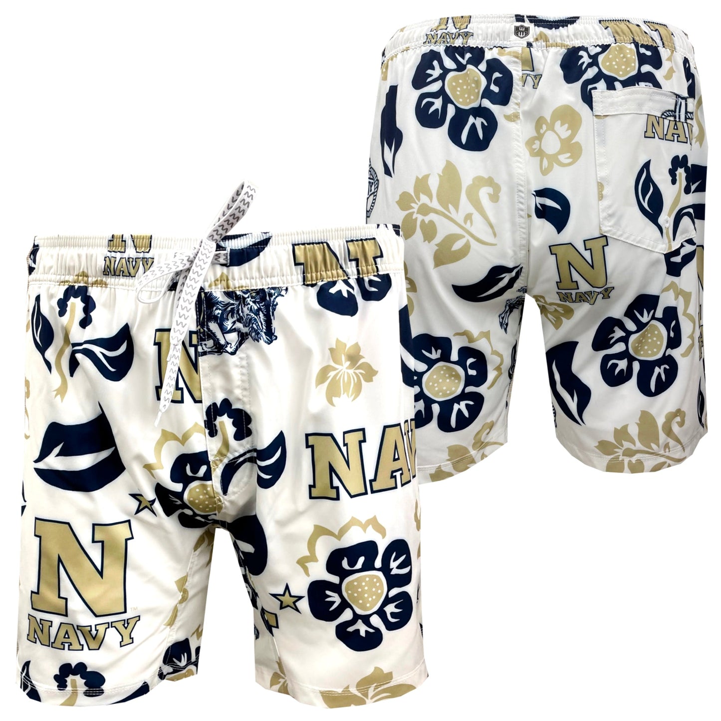 Navy Midshipmen Men's Vault Tech Swim Trunks