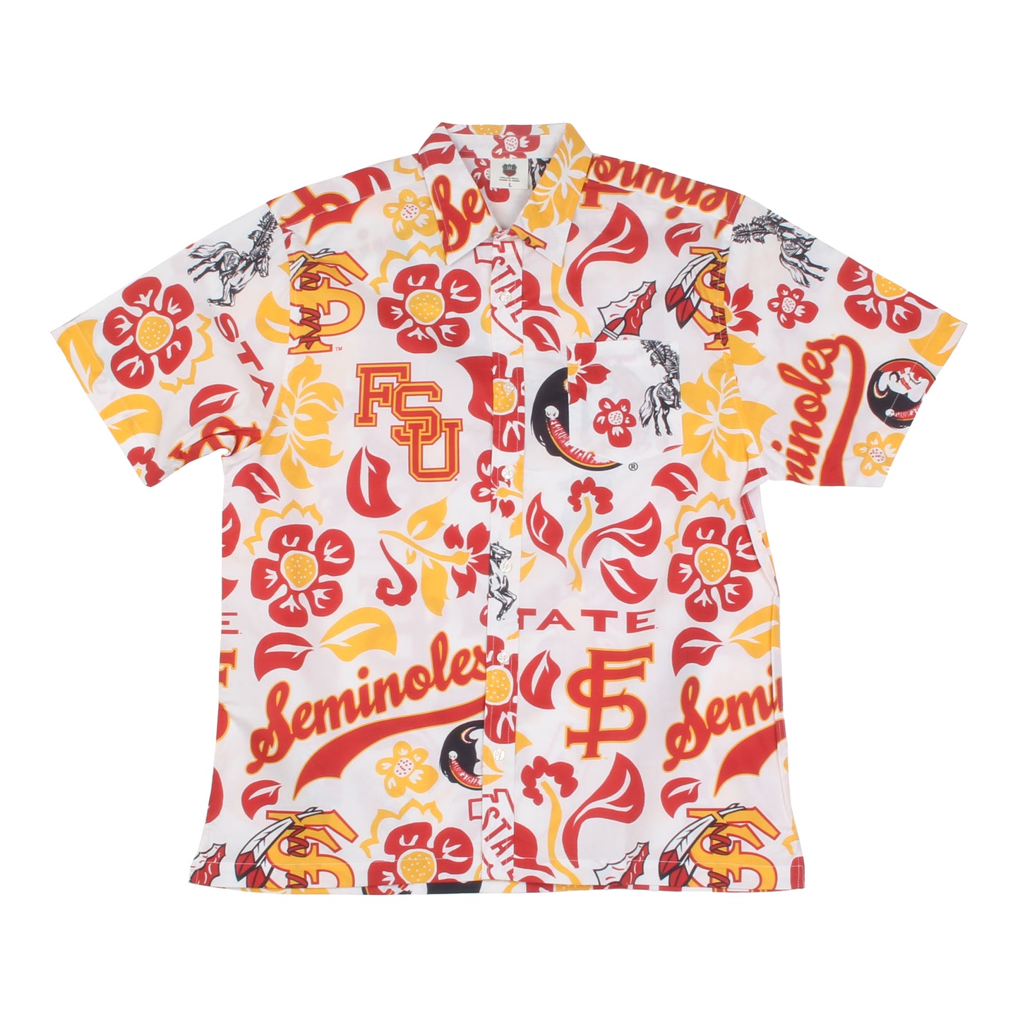 Florida State Seminoles Men's Vault Floral Shirt