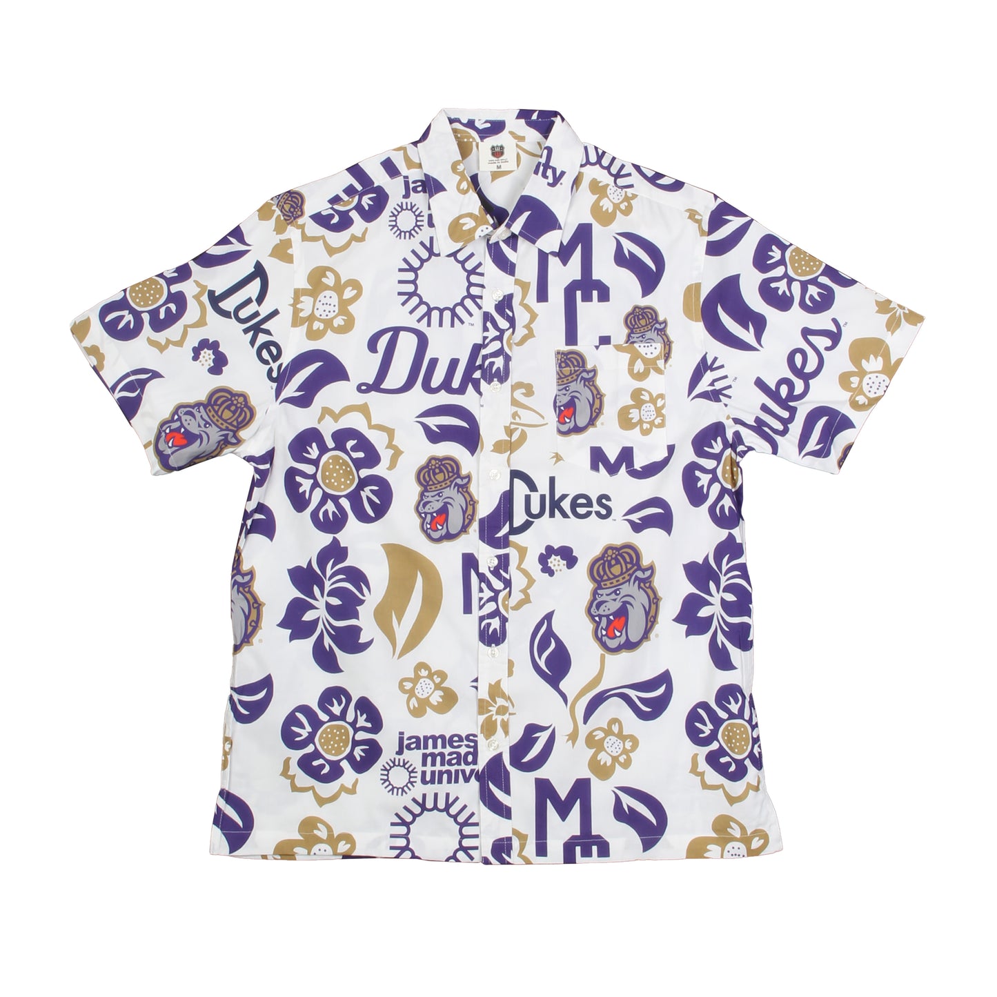 James Madison Dukes Men's Vault Floral Shirt