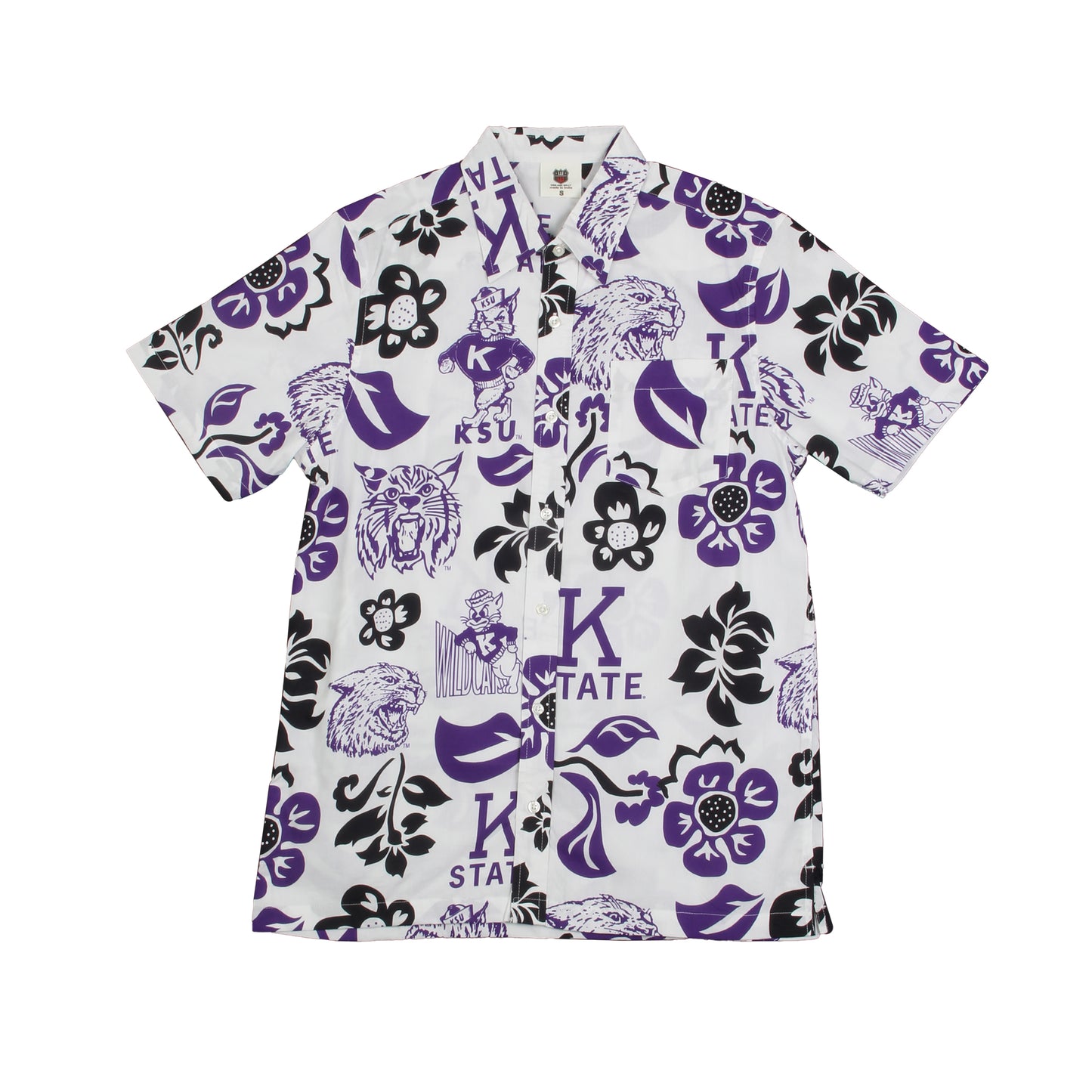 Kansas State Wildcats Men's Vault Floral Shirt