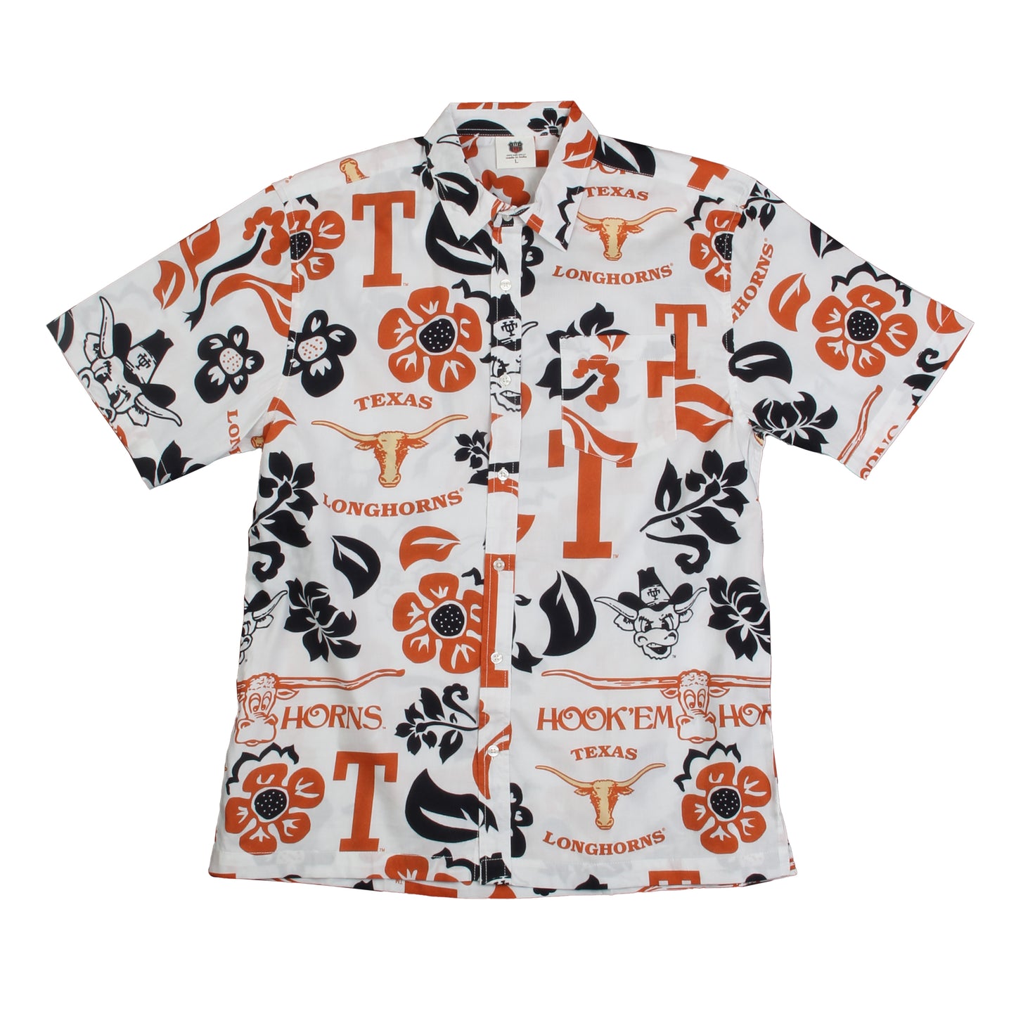 Texas Longhorns Mens Vault Floral Shirt