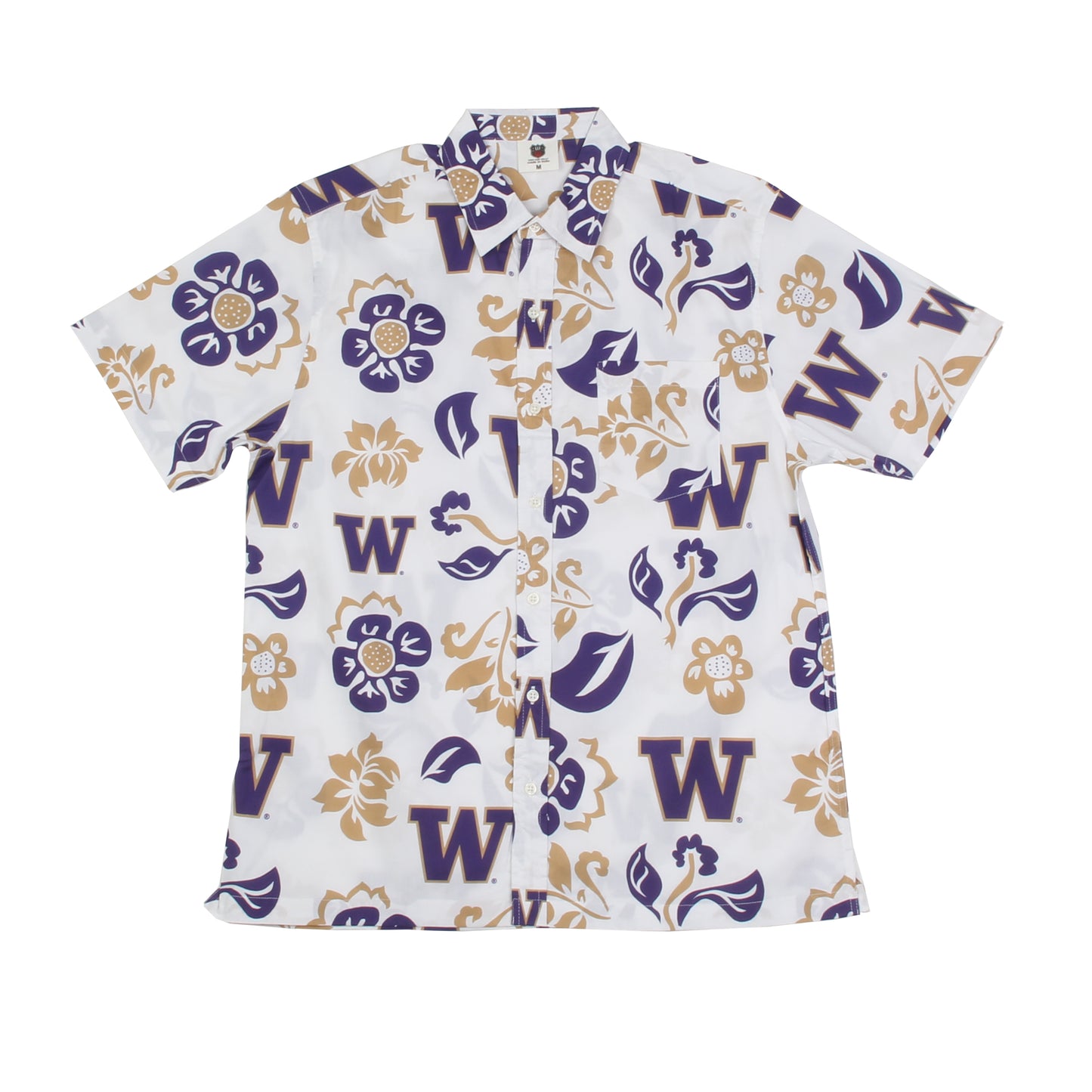 Washington Huskies Men's Vault Floral Shirt