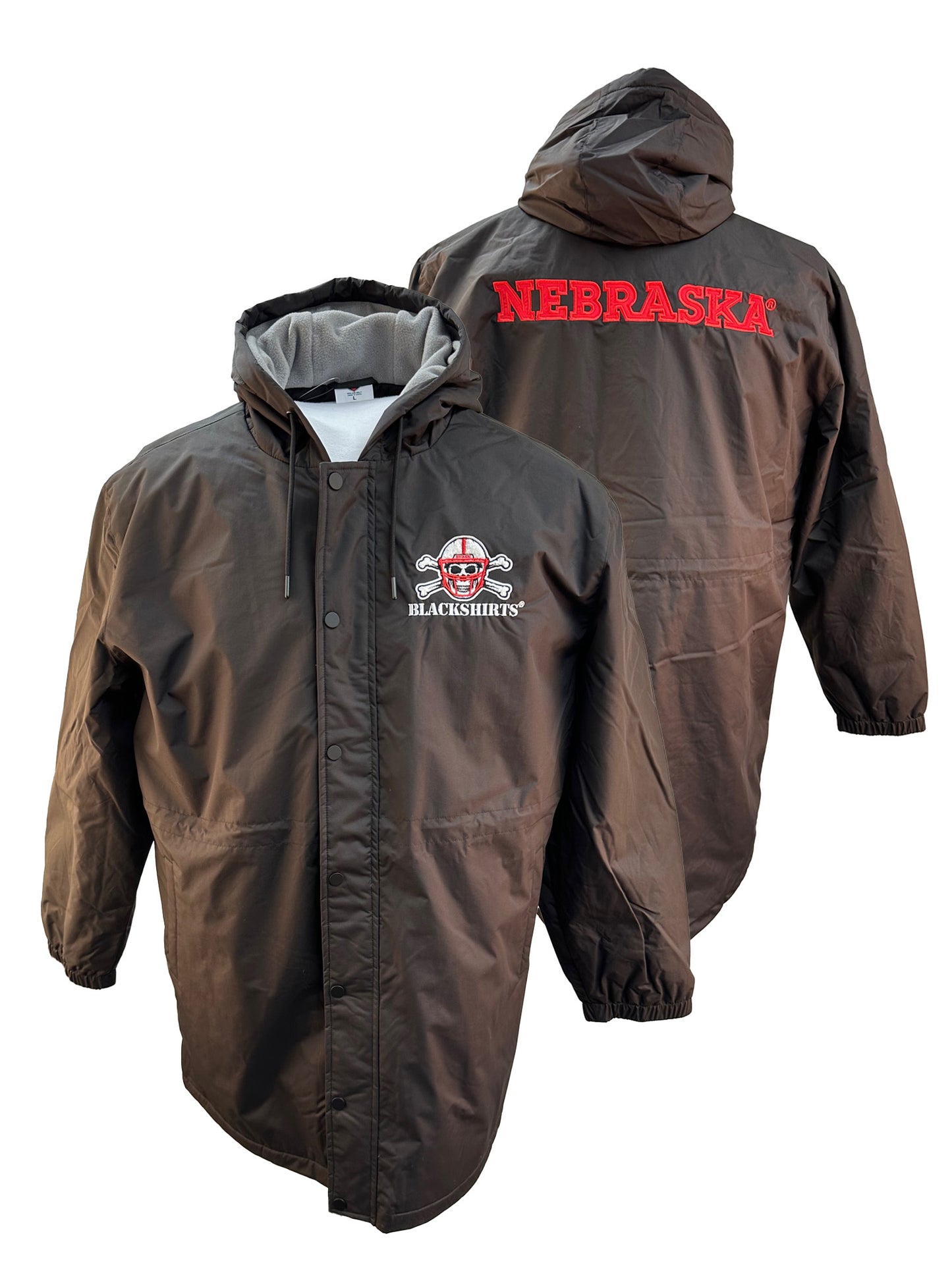 Nebraska Huskers Men's Stadium Jacket - Black