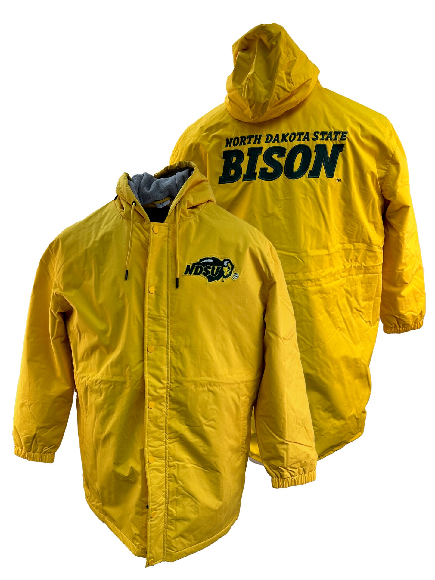 North Dakota State Bison Adult Stadium Jacket - Gold